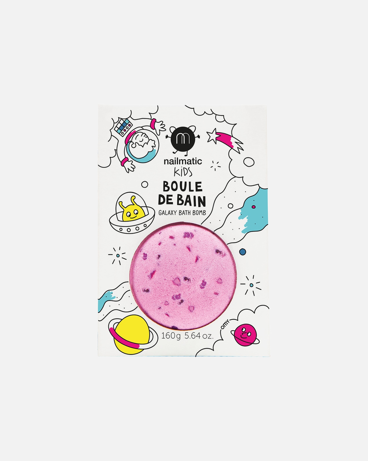 Drėkinamoji priemonė voniai UnisexNailmaticSupernova Bath Bomb160 g