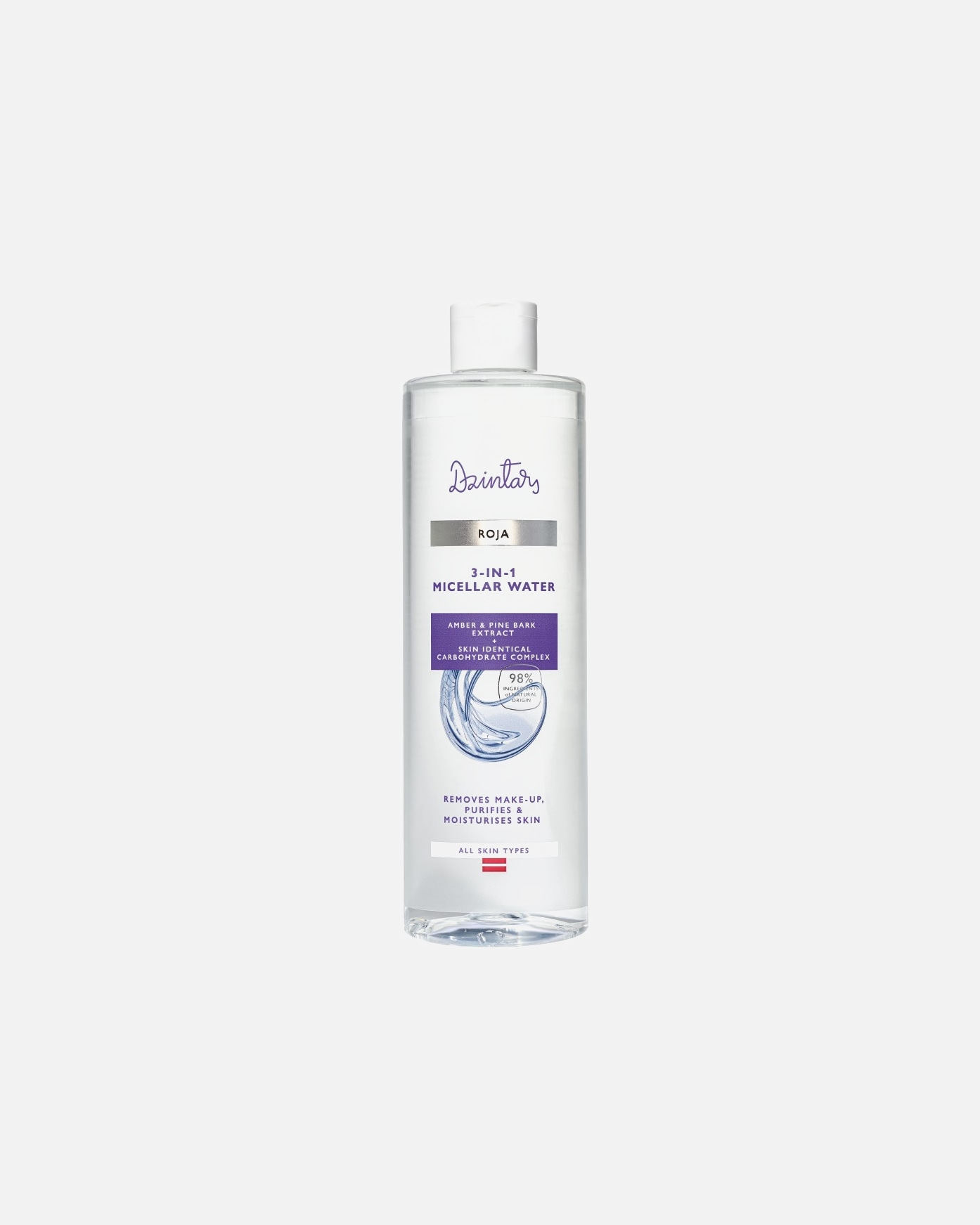 Makiažo valiklis UnisexDZINTARSDefault Brand Line3-in-1 Micellar Water Roja400 ml