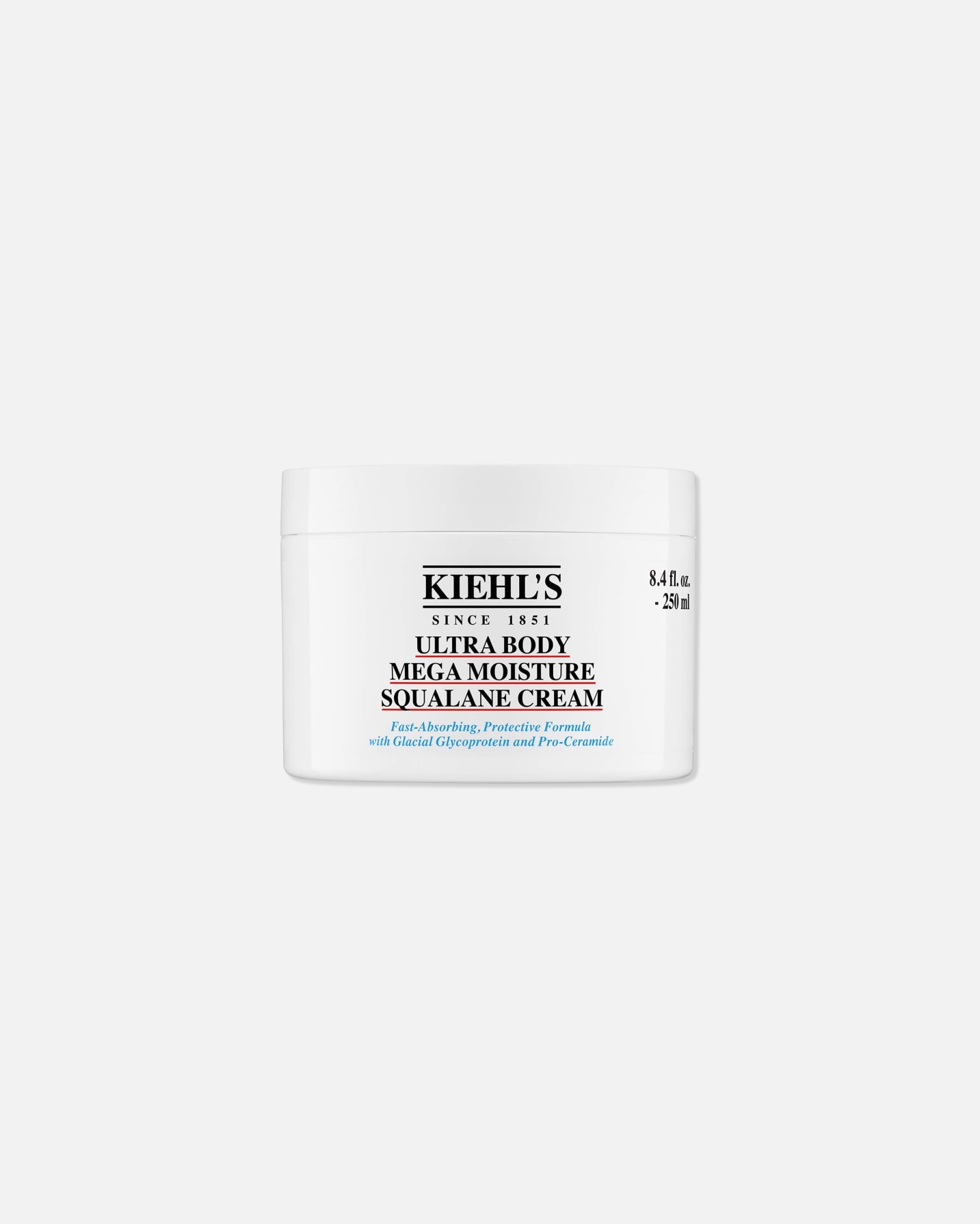 Kūno kremas UnisexKiehl’sUltra Body Mega Moisture Squalane Cream250 ml