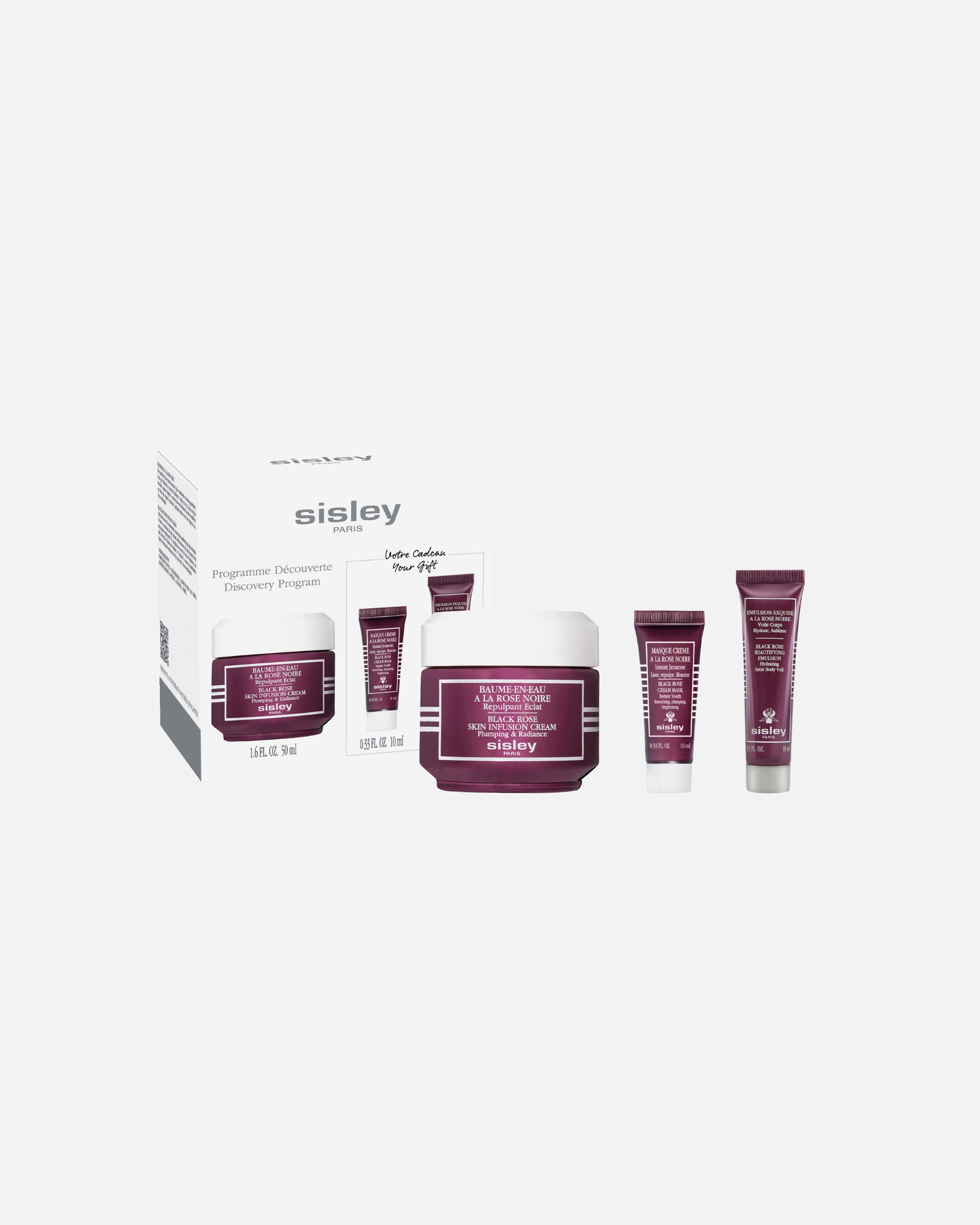 Veido odos priežiūros priemonės MoterimsSisleyRose NoireBlack Rose Skin Infusion Cream Discovery Program1 vnt.