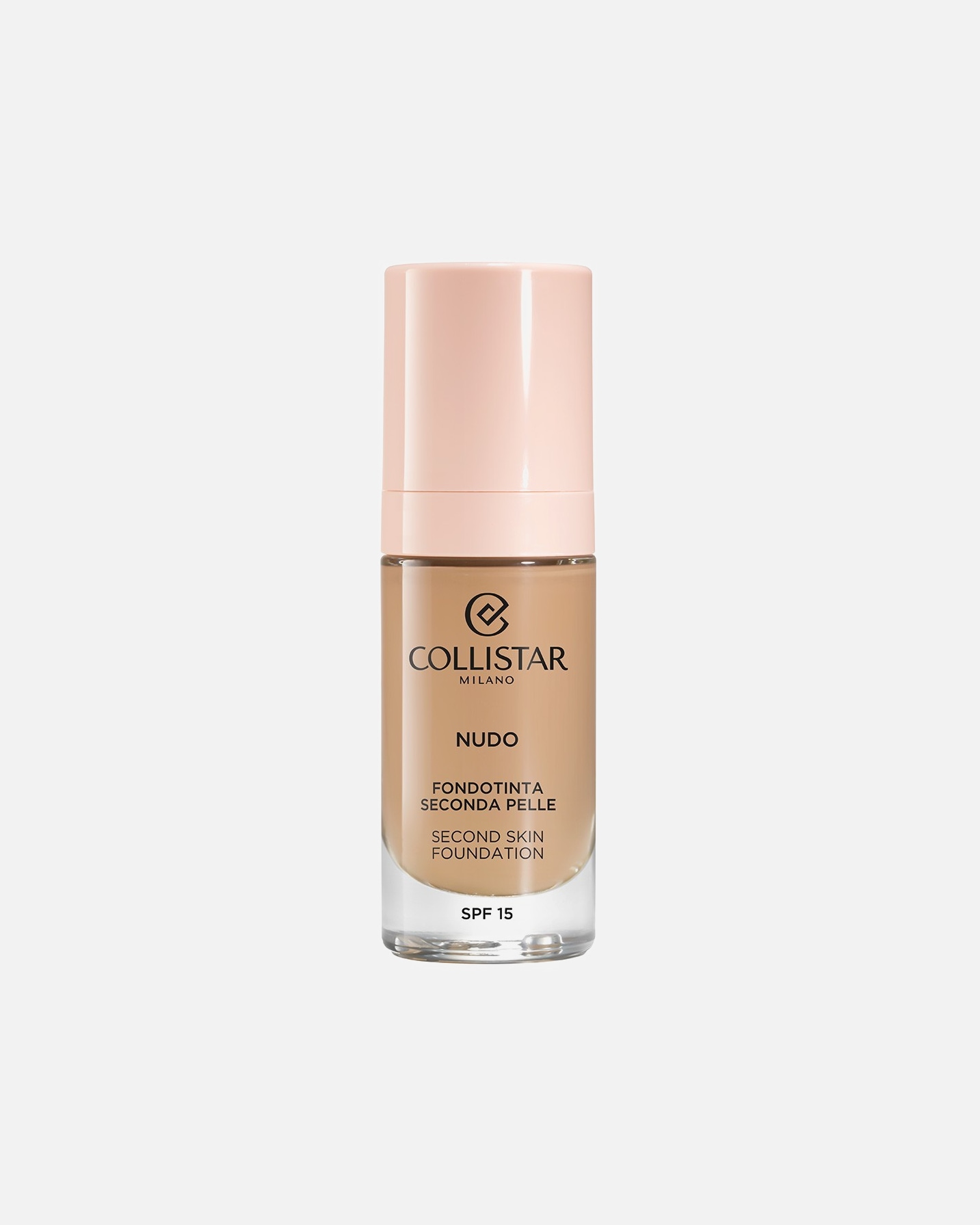 Makiažo pagrindas UnisexCollistarNudo Second Skin Foundation SPF 15Nr. 3N Naturale