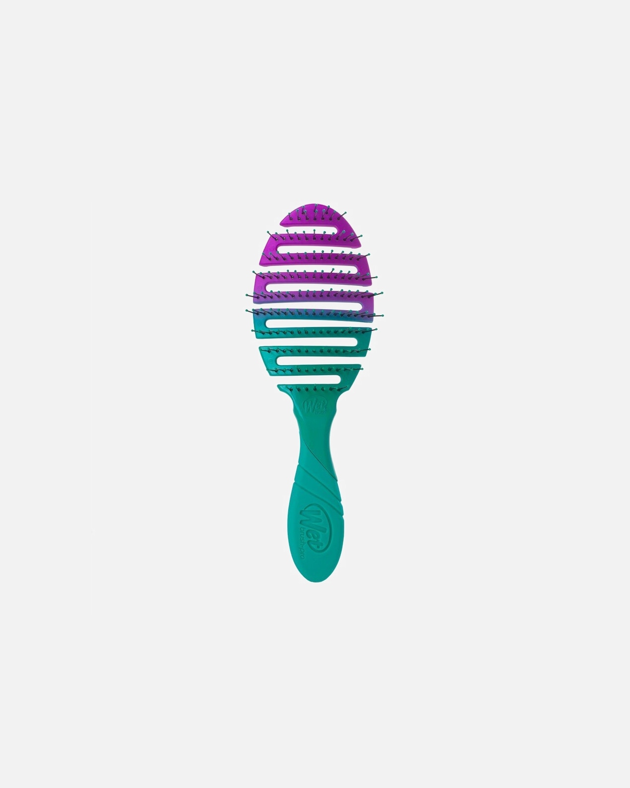 Plaukų šepetys UnisexWet BrushPro Flex Dry Oval Brush Teal Ombre1 vnt.