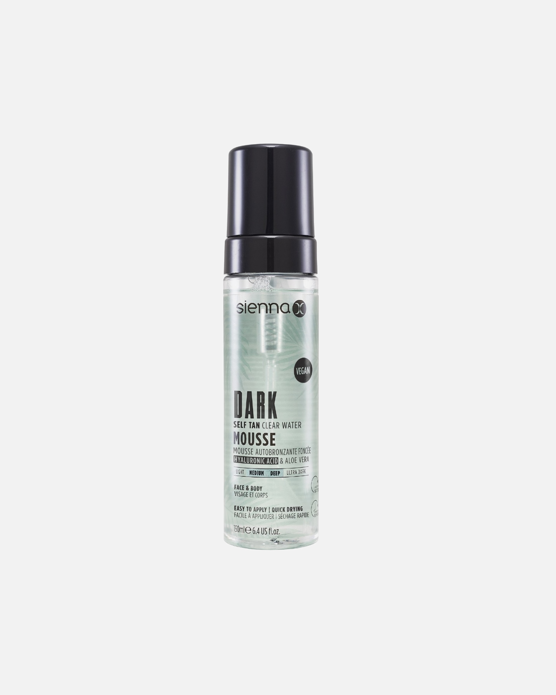Savaiminio įdegio kremas UnisexSienna XSelf Tan Clear Water Mousse200 ml
