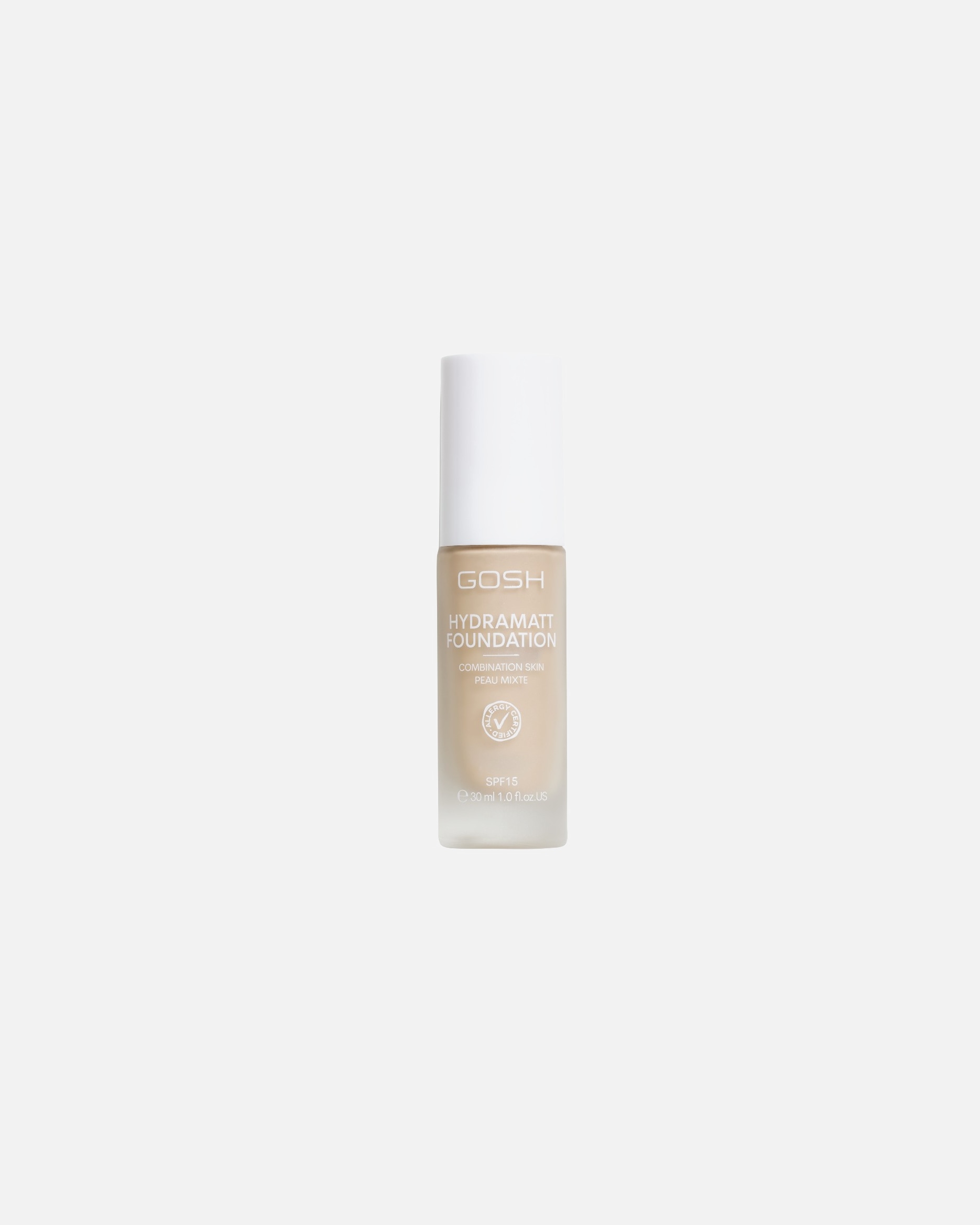 Makiažo pagrindas UnisexGosh CopenhagenHydramatt Foundation SPF15Nr. 002N Very Light