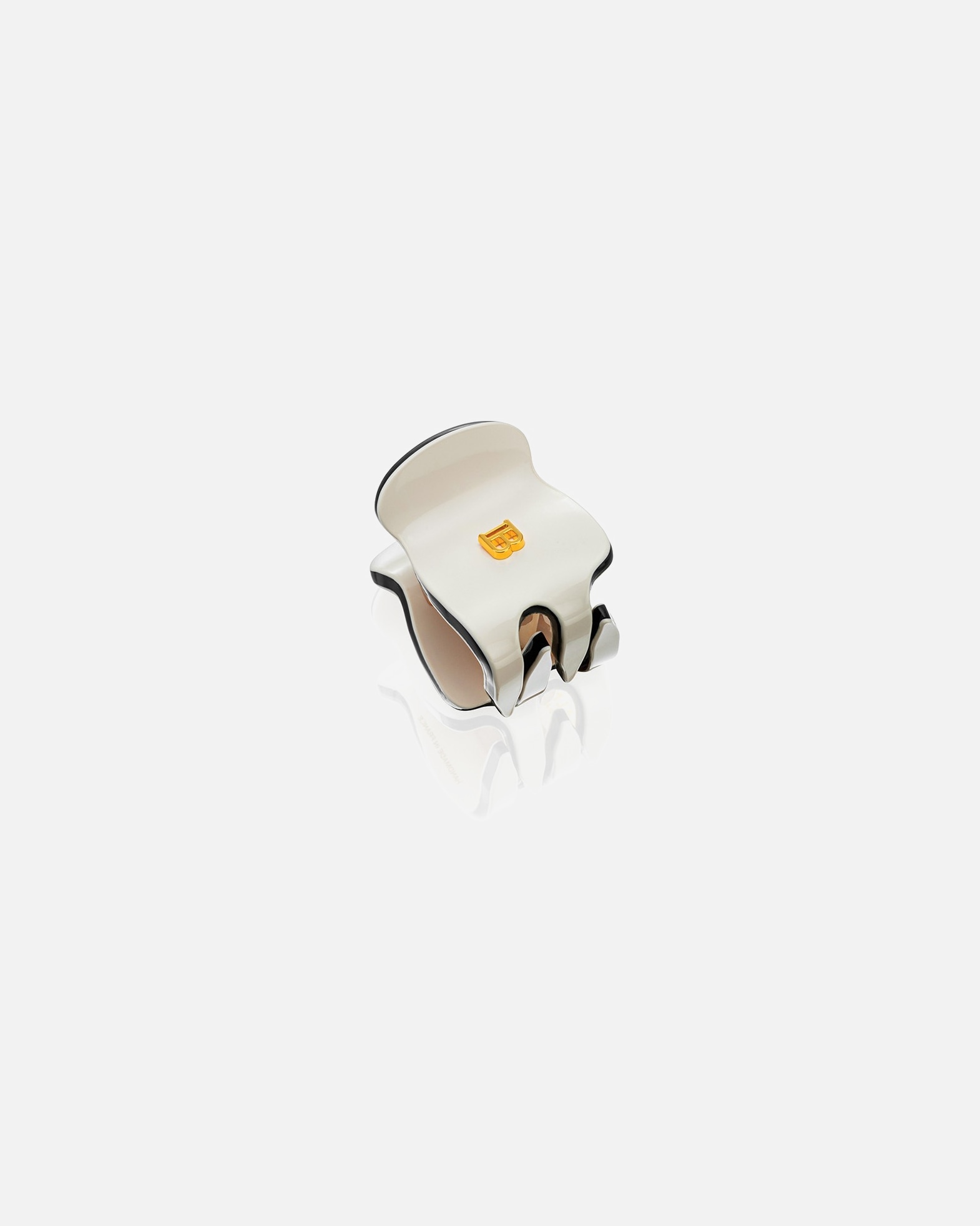 Plaukų aksesuarai UnisexBalmain HairPince à Cheveux Extra Small White/Black1 Piece