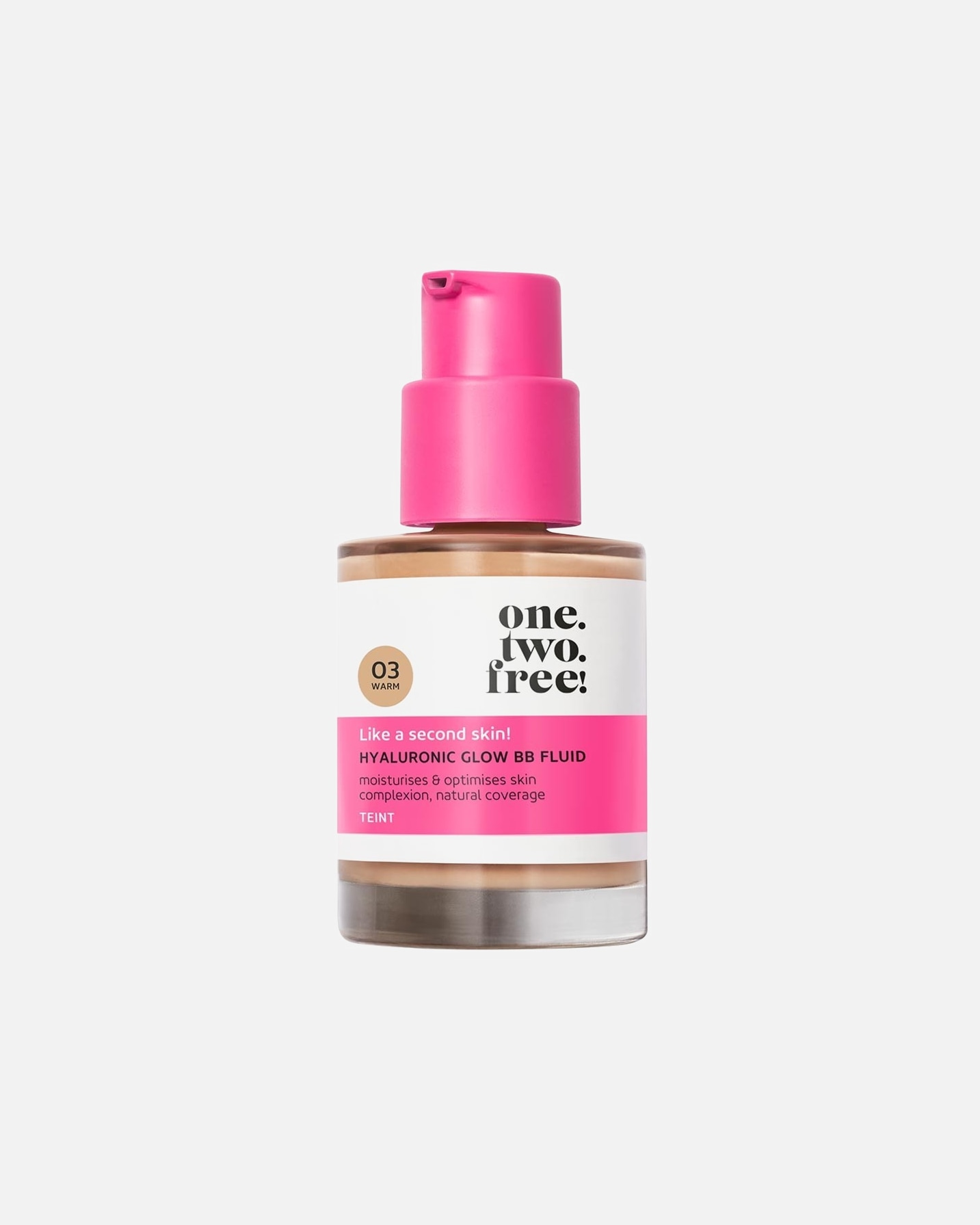 BB kremas Unisexone.two.free!Step 3: PflegeHyaluronic Glow BB FluidNr. 03 Warm