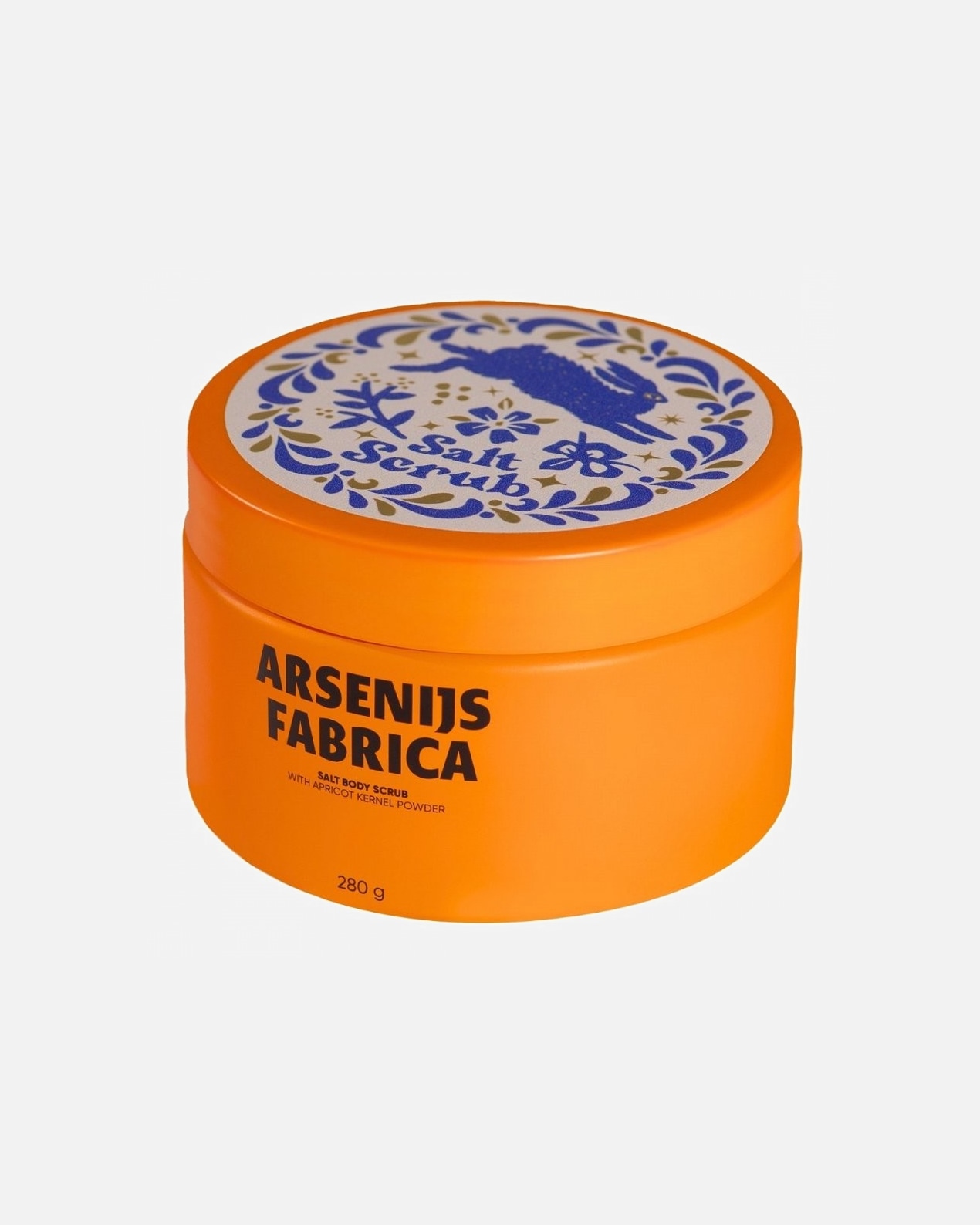 Perkant ARSENIJS FABRICA produktų už 29 € ir daugiau- DOVANA ARSENIJS FABRICA NORTHERN FOLK BODY SCRUB WITH SALT AND APRICOT KERNEL kūno šveitiklis (280 g).