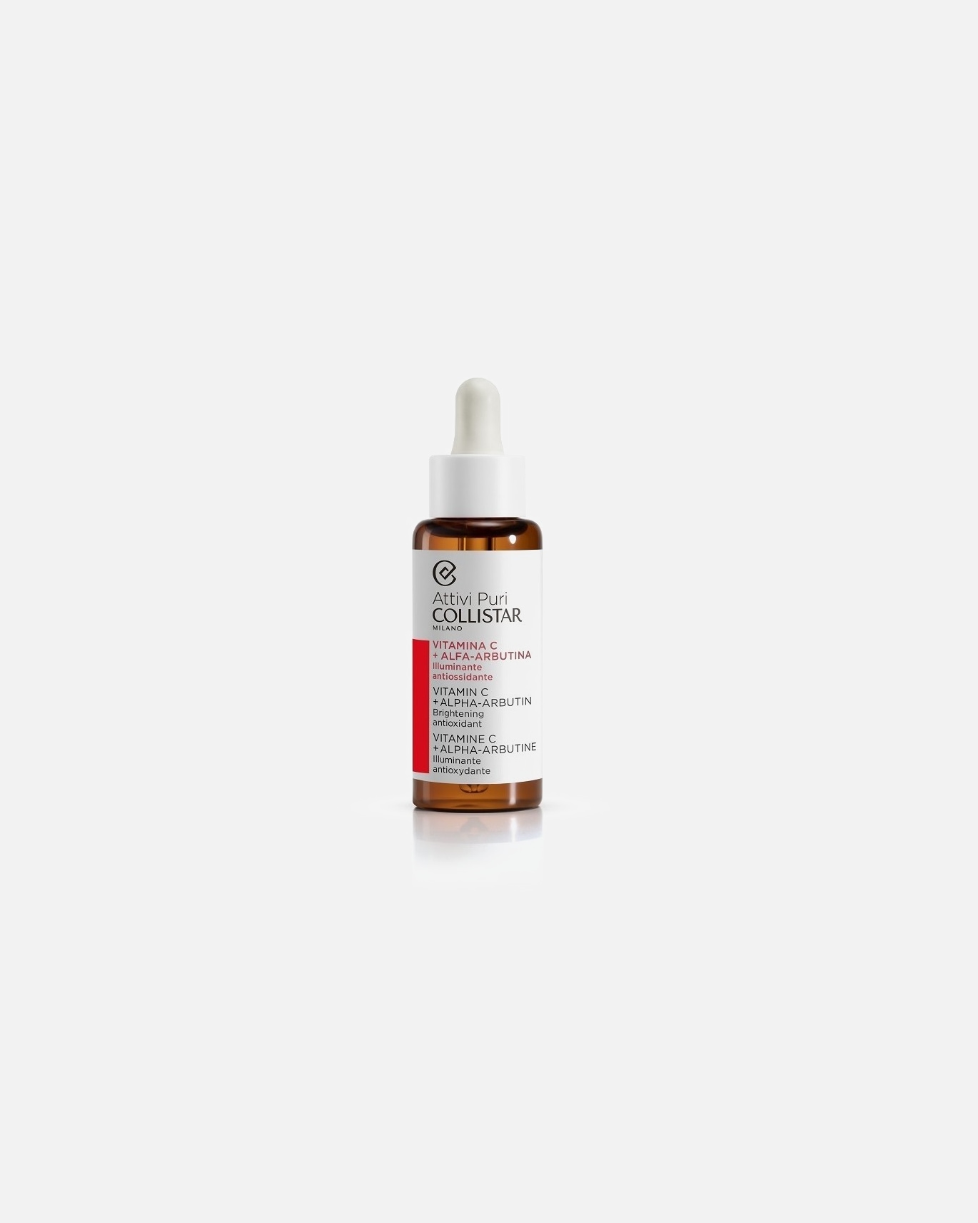 Veido serumas su vitaminu C UnisexCollistarAttivi PuriPure Actives Vitamin C + Alpha-Arbutin Brightening Antioksidant30 ml