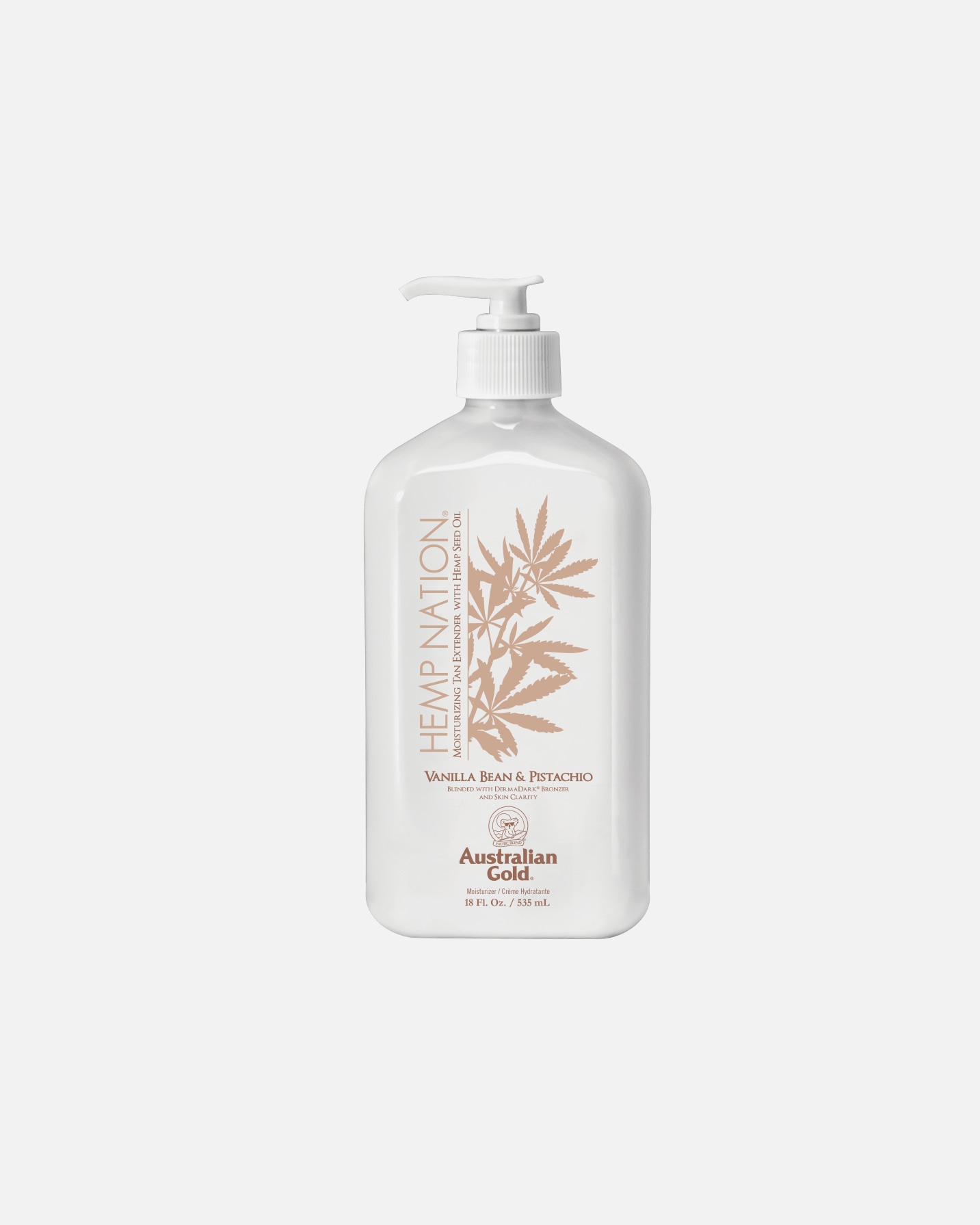 Kūno kremas UnisexAustralian GoldHEMP NATION BODY CREAM VANILLA BEAN & PISTACHIO535 ml