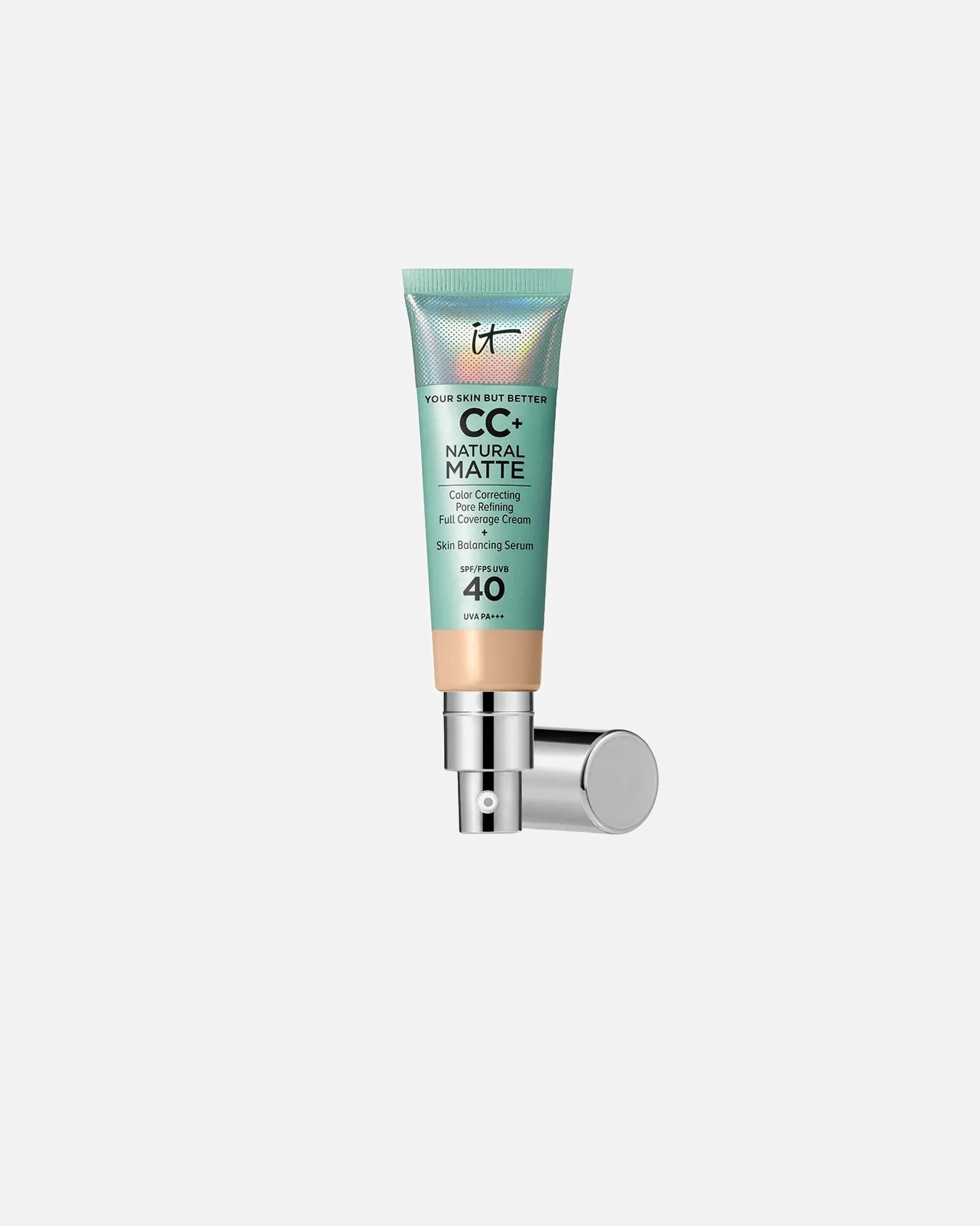 CC kremas UnisexIT CosmeticsYour Skin But BetterCC+ Natural Matte Cream Foundation SPF40Light