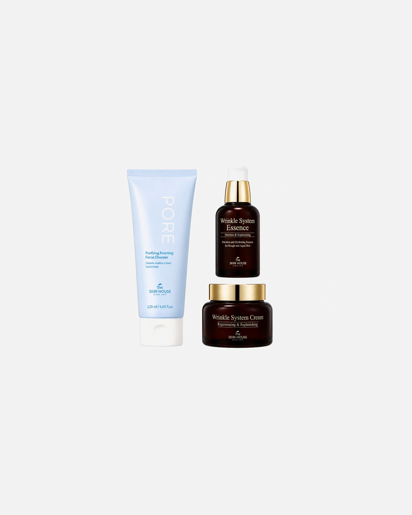 Veido priežiūros rinkinys UnisexThe Skin HouseWRINKLE SYSTEMGIFT SET250 g