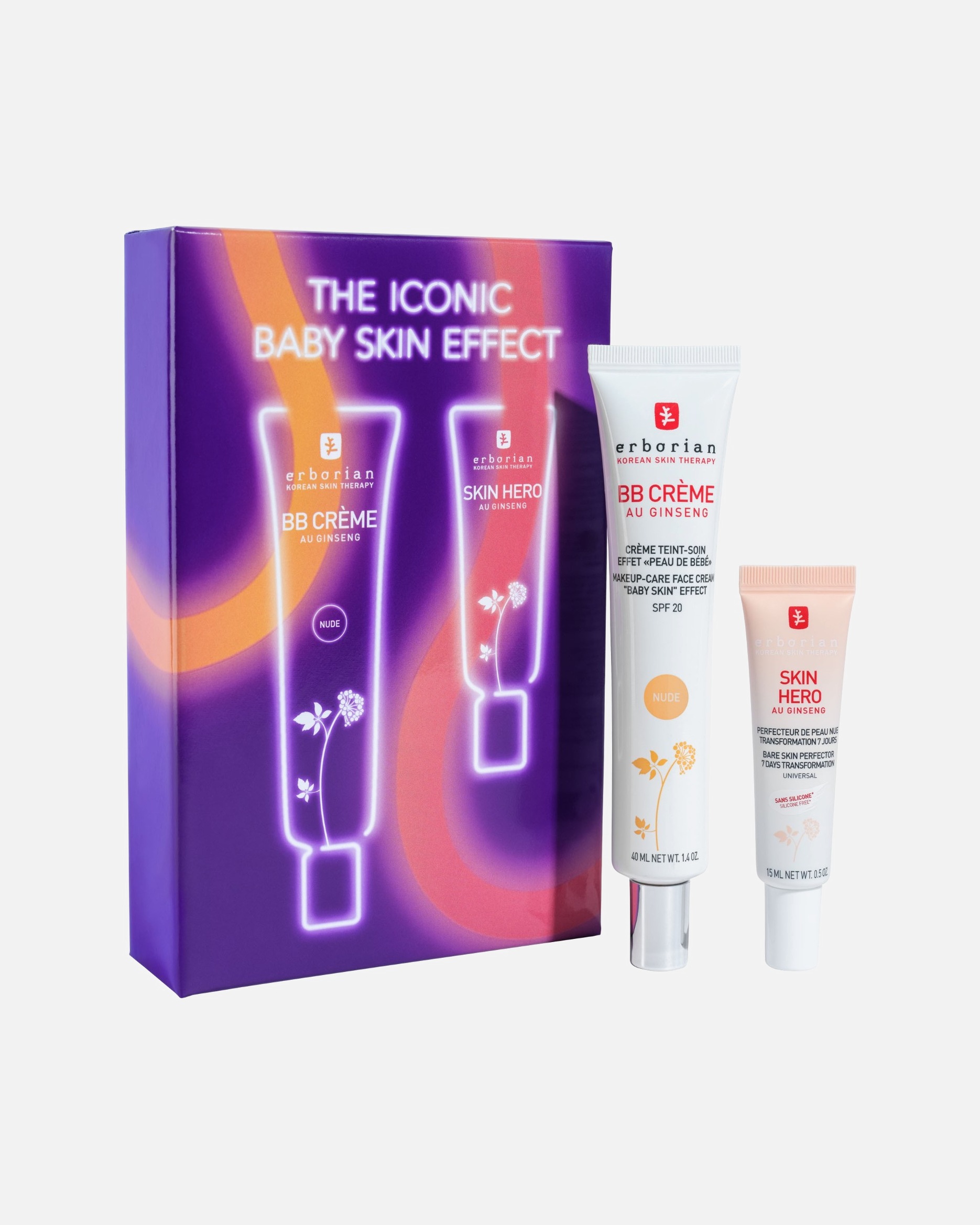 Veido priežiūros rinkinys UnisexERBORIANThe Iconic Baby Skin Effect Set1 vnt.