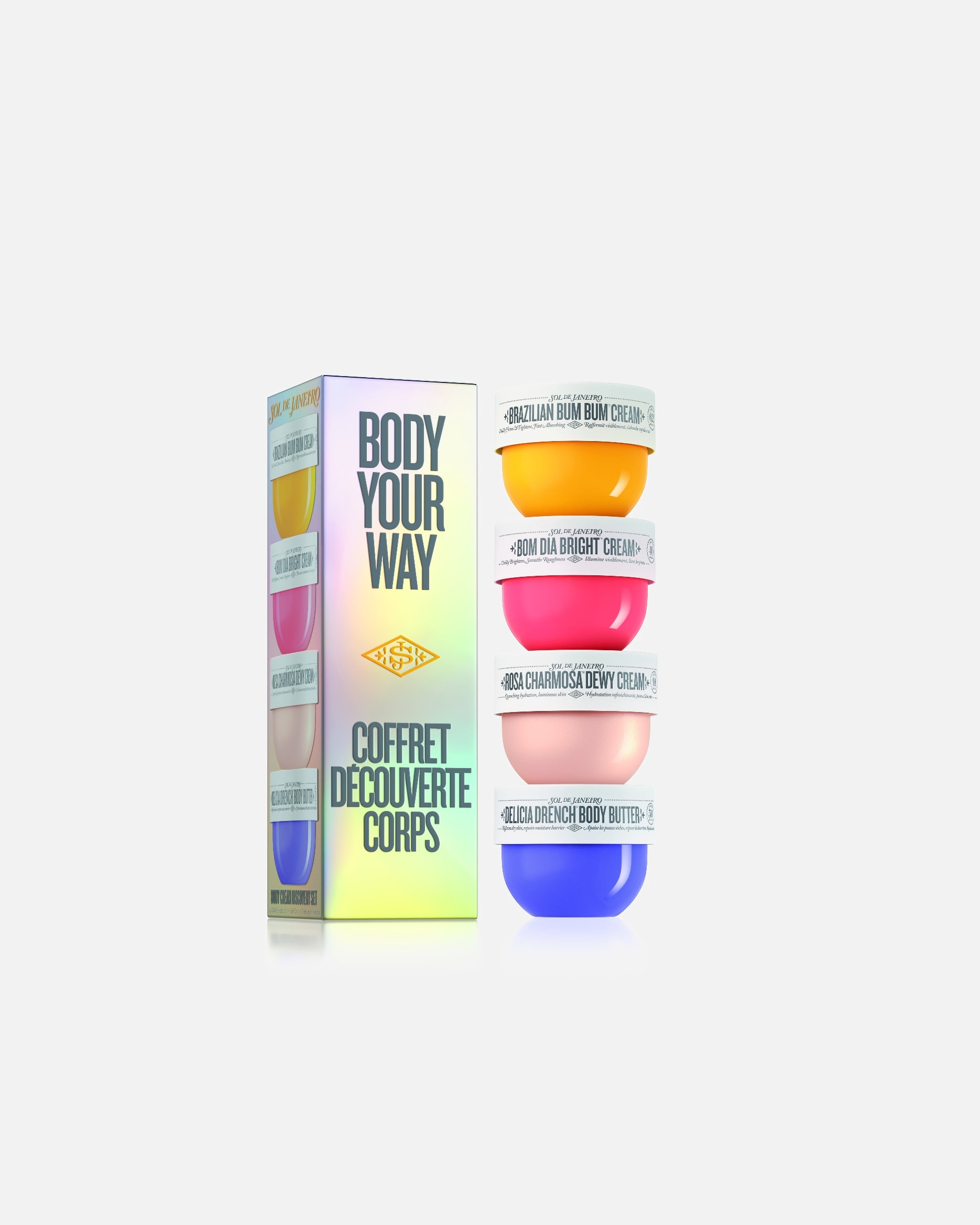 Kūno priežiūros rinkinys UnisexSol de JaneiroBody Your Way Body Cream Set1 vnt.