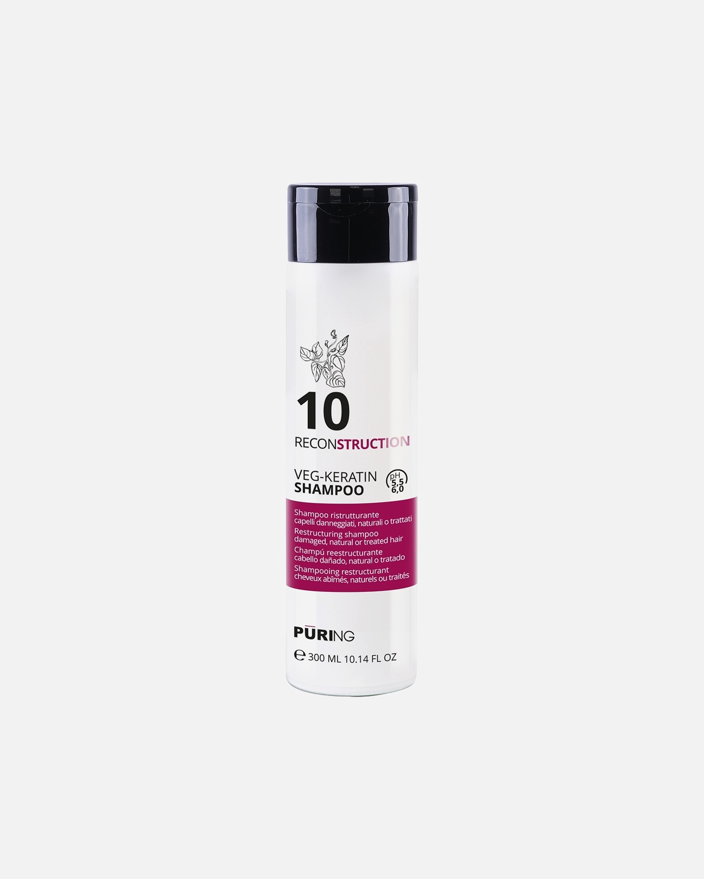 Plaukų šampūnas UnisexPURINGDefault Brand Line10 Reconstruction Veg-Keratin Shampoo300 ml