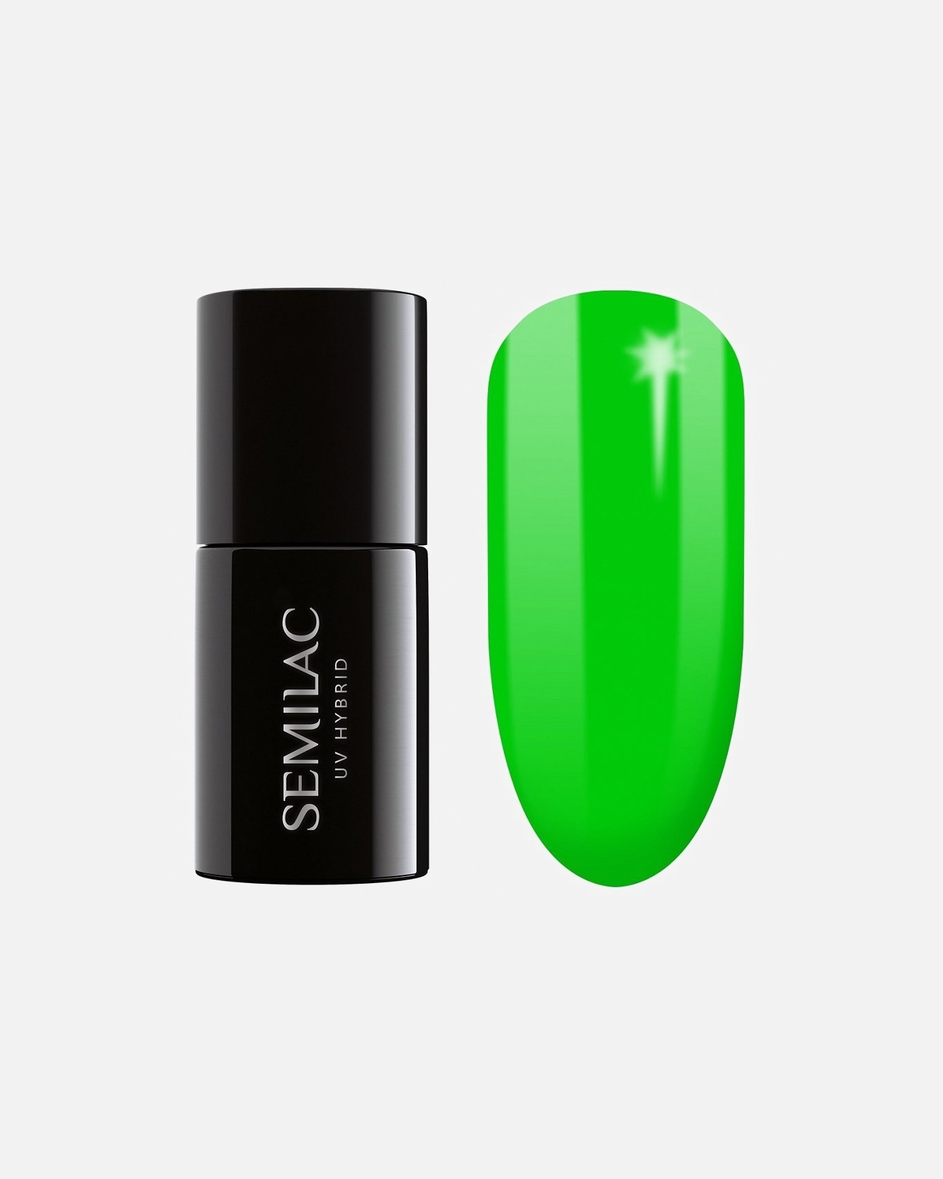 Nagų lakas UnisexSemilacUV Gel PolishNr. 041 Caribbean Green