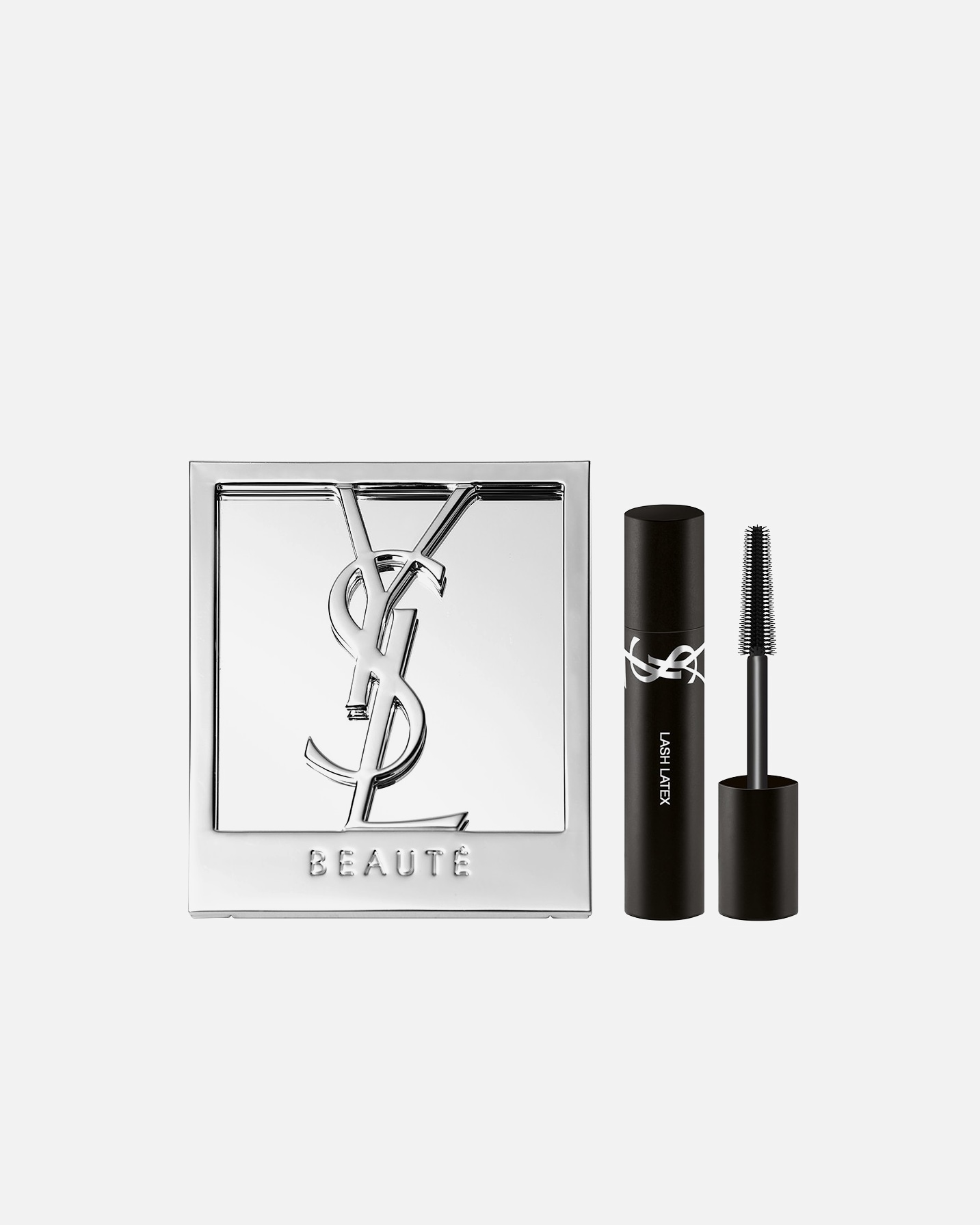 Perkant YVES SAINT LAURENT makiažo produktų už 89 € ir daugiau - DOVANA prabangų YVES SAINT LAURENT veidrodėlį ir blakstienų tušo miniatiūrą.