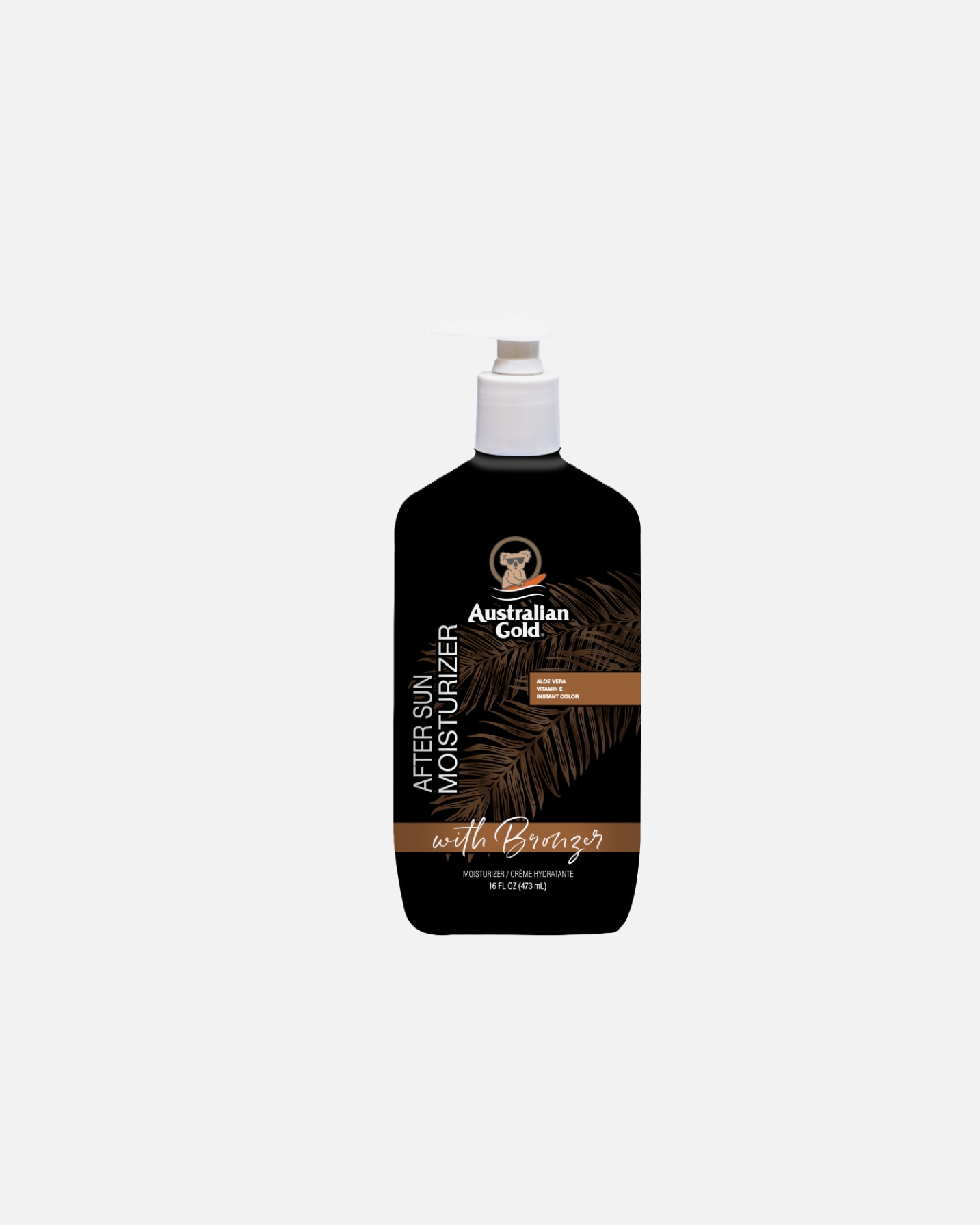 Kūno kremas po deginimosi UnisexAustralian GoldAftersun Moisturizer with Bronzer473 ml