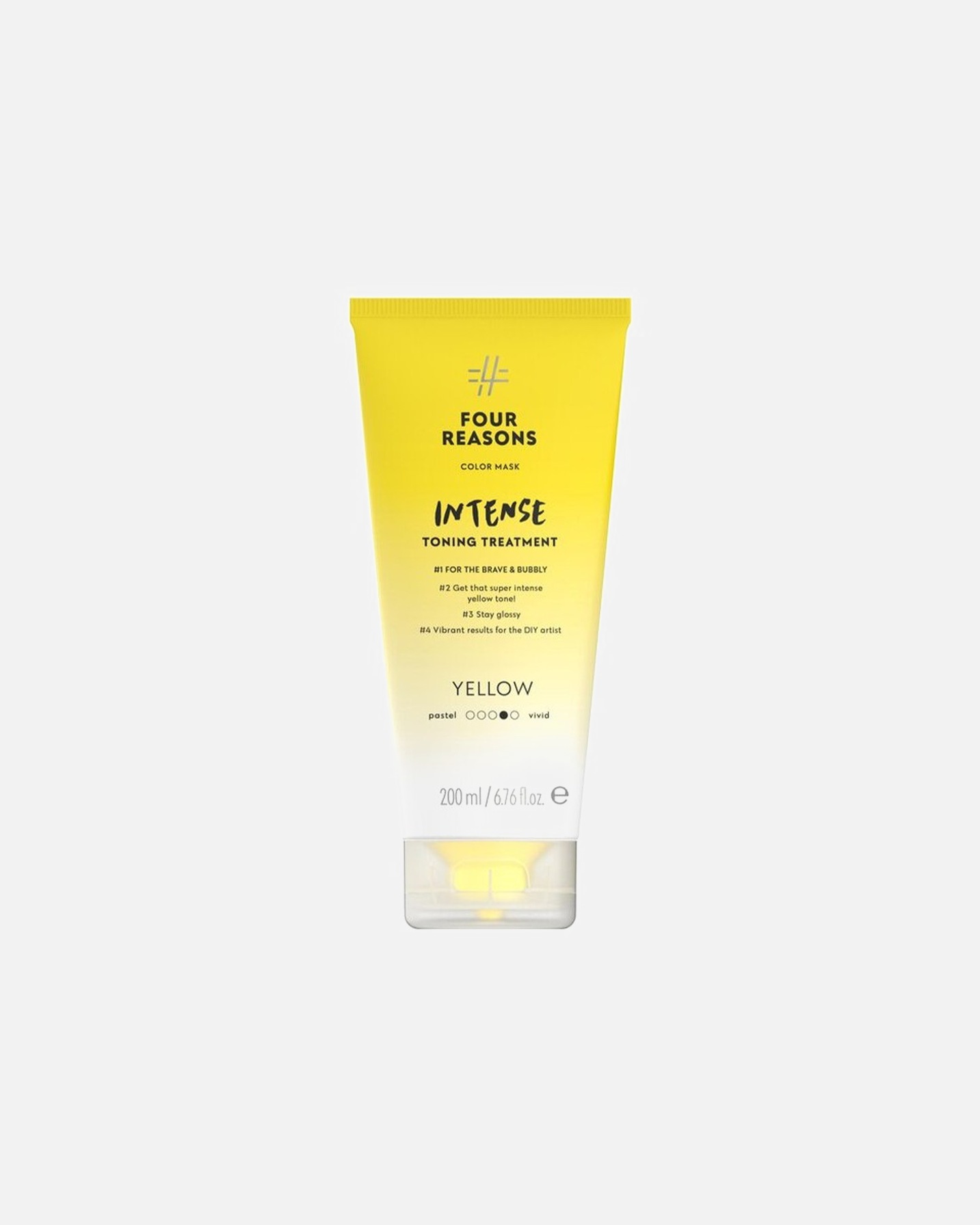 Plaukų kaukė MoterimsFour ReasonsColor MaskIntense Toning Treatment Yellow200 ml