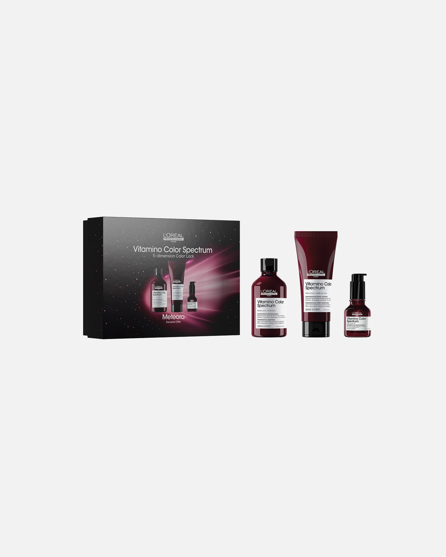 Plaukų priežiūros rinkinys UnisexL´Oréal Professionnel ParisVitamino ColorSpectrum Trio Set1 vnt.