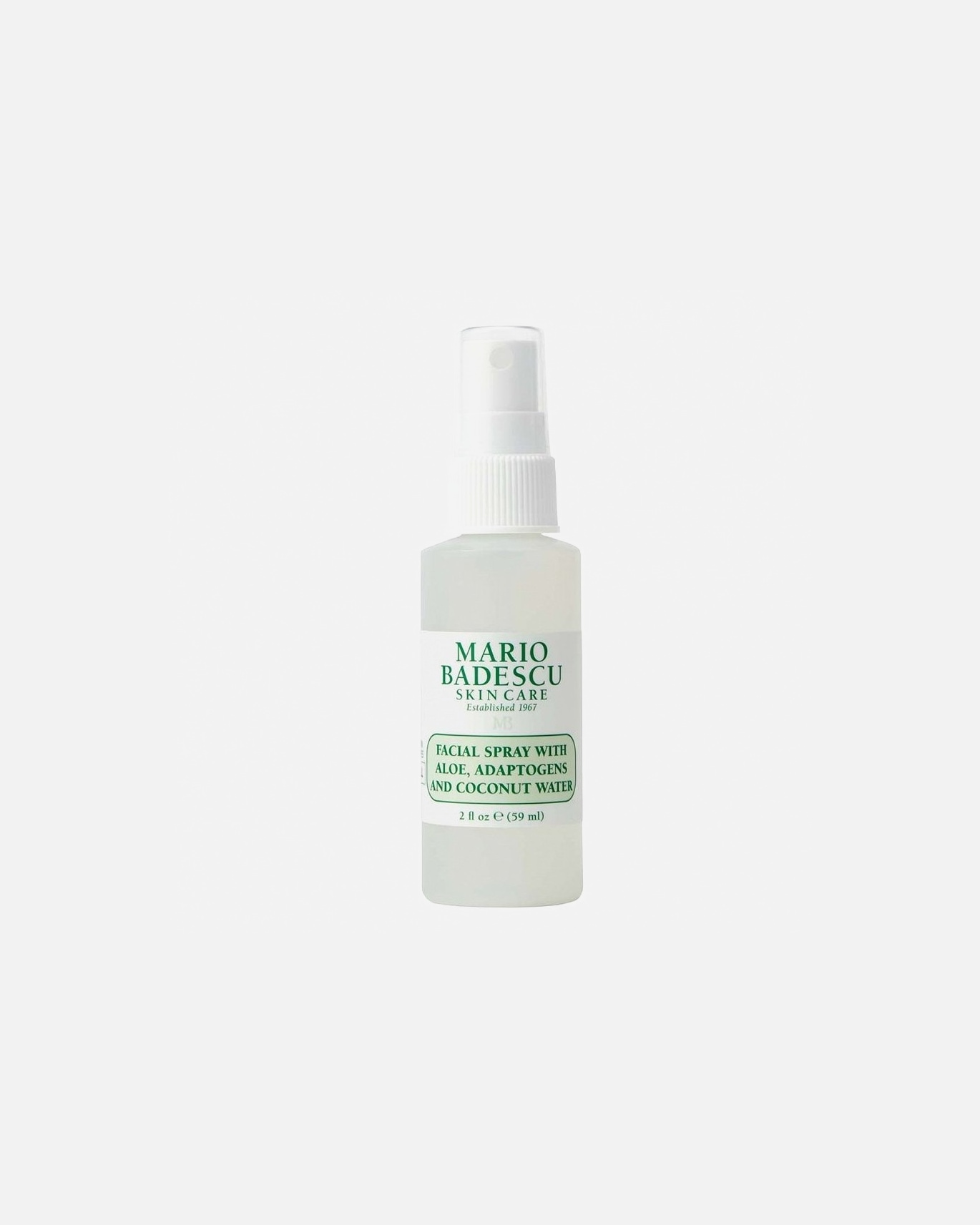 Veido dulksna UnisexMario BadescuFacial Spray With Aloe, Adaptogens And Coconut Water59 ml