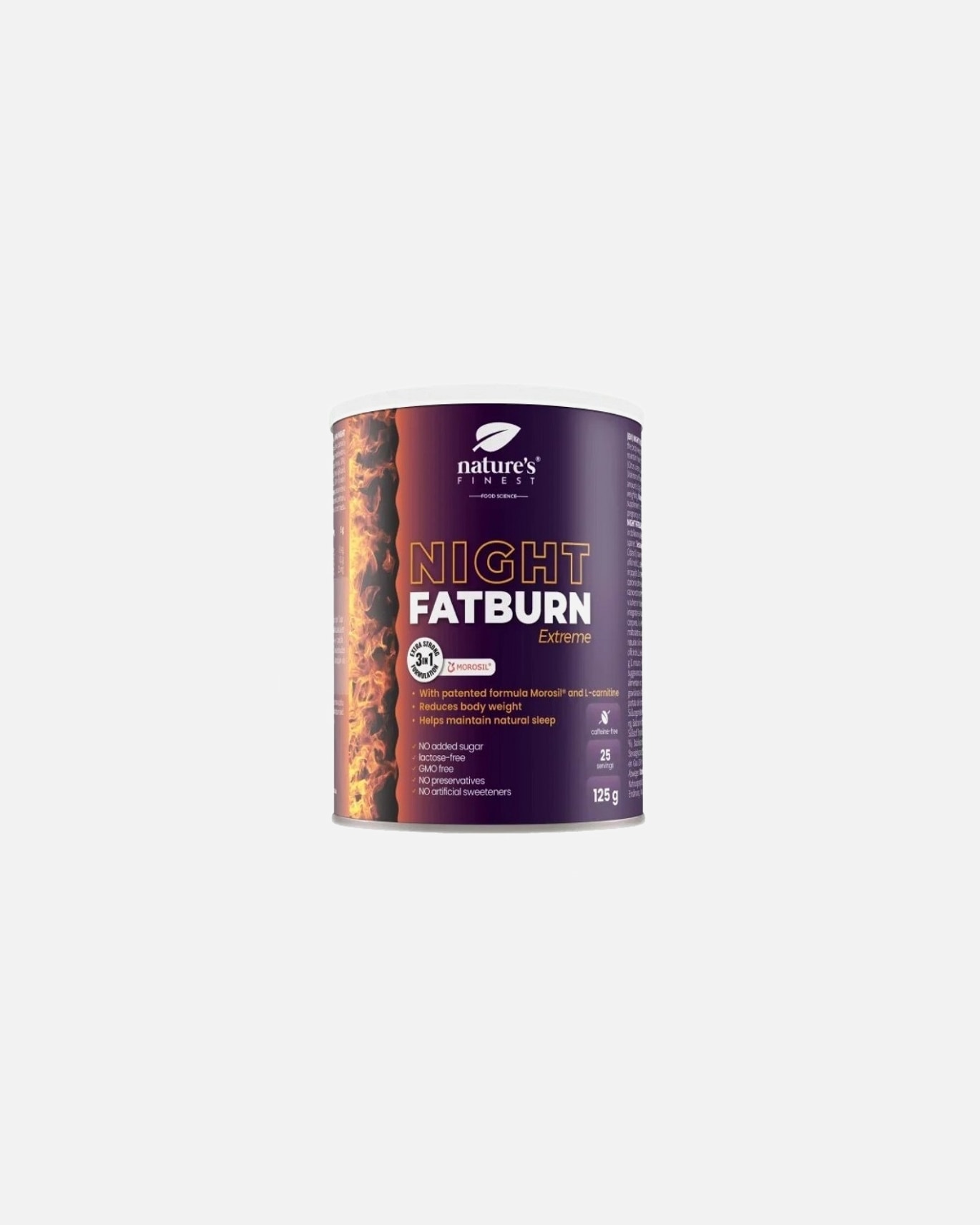 Maisto papildas UnisexNATURES FINESTDefault Brand LineNight Fatburn Extreme125 g