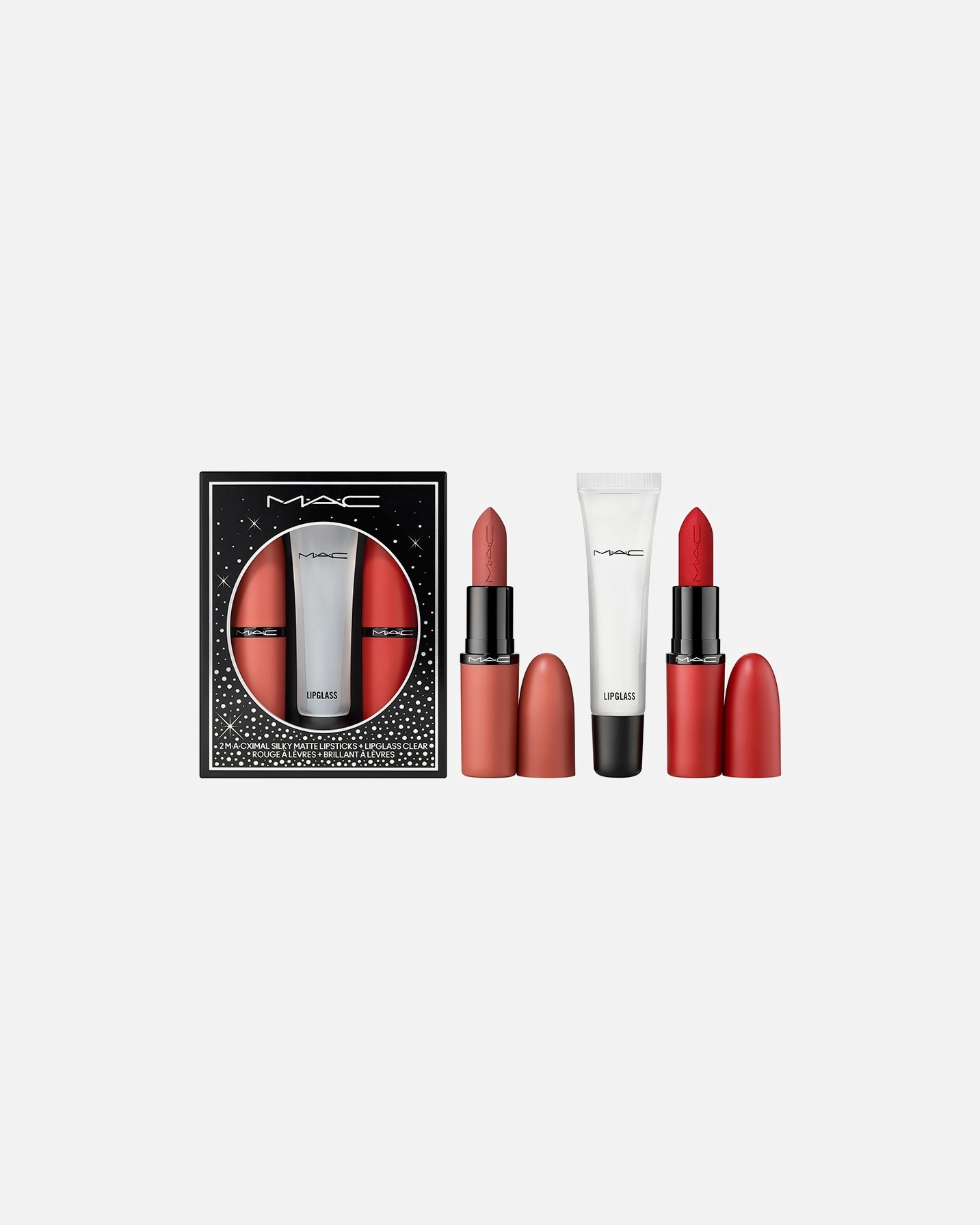 Lūpų makiažo rinkinys UnisexMAC HolidayLiving Legends Lip Trio1 vnt.