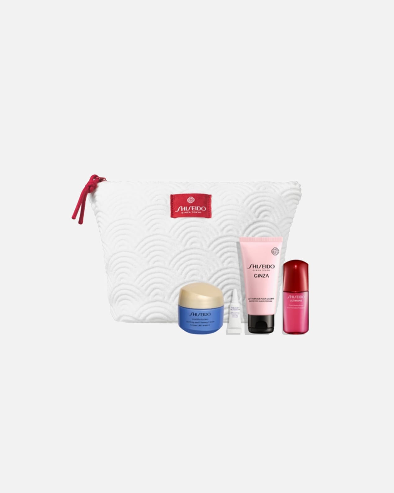 TIK INTERNETE! Perkant SHISEIDO produktų už 129 € ir daugiau - DOVANA SHISEIDO kosmetinė su kelioninės talpos produktais.