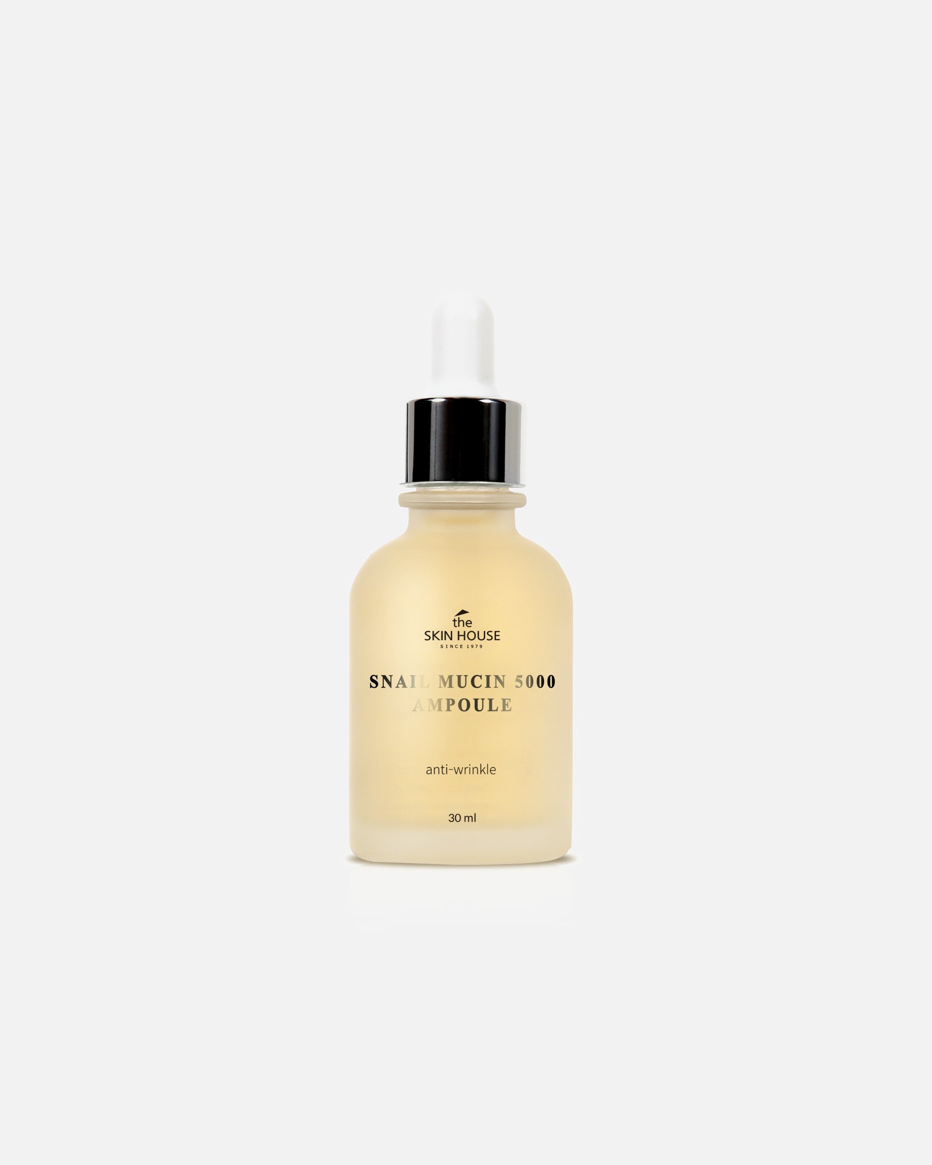 Veido serumas brandžiai odai MoterimsThe Skin HouseSNAIL MUCIN 5000 AMPOULE30 ml