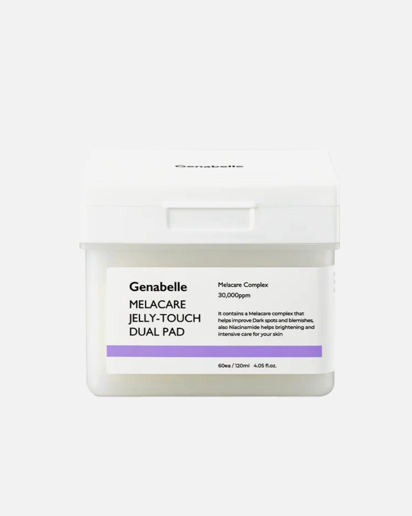 Valomasis veido tonikas UnisexGenabelleMelacare Jelly Touch Dual Pad120 ml