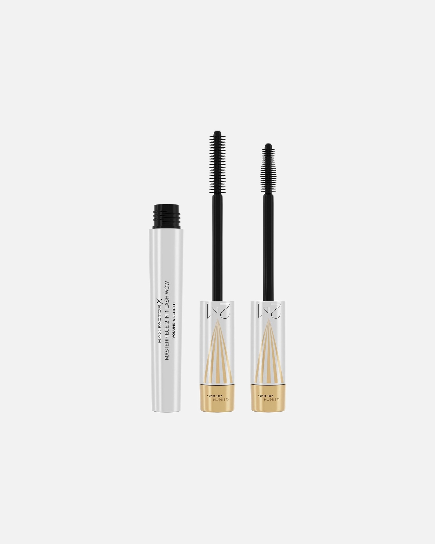 Blakstienų tušas UnisexMax FactorMasterpiece 2in1 Lash Wow Shade ExtensionNr. 001 Black