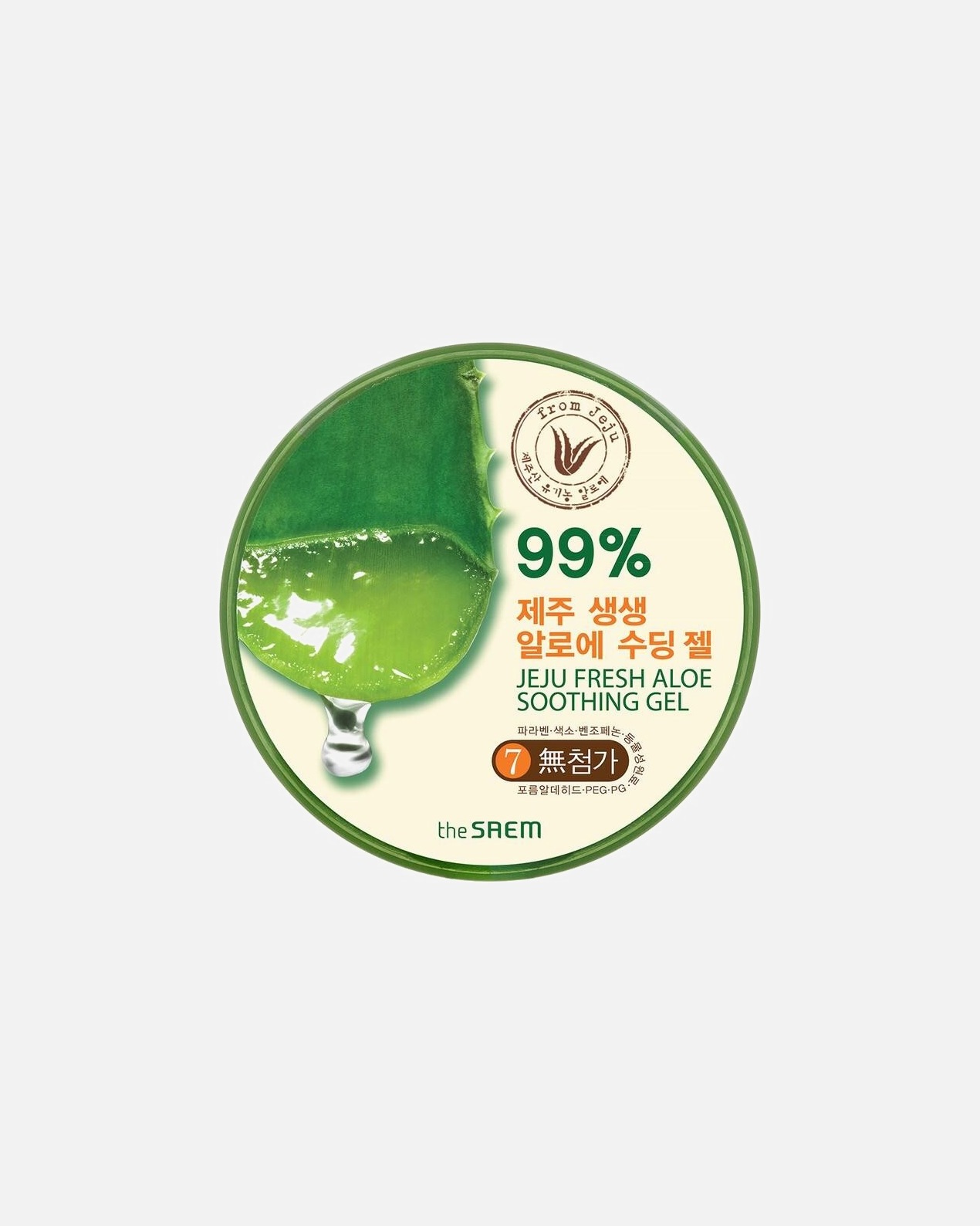 Kūno aliejus UnisexThe SAEMJeju Fresh Aloe Soothing Gel 99%300 ml