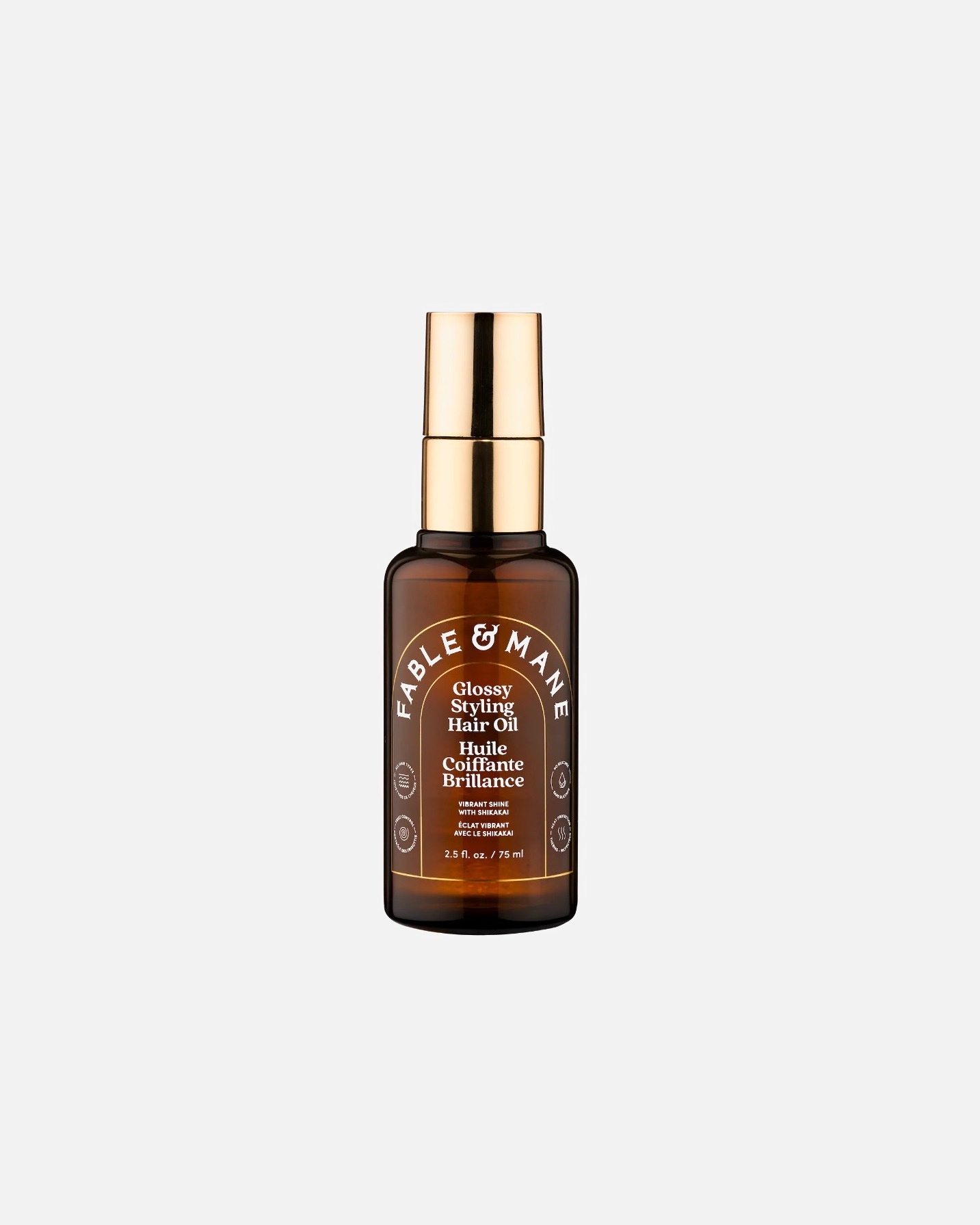 Plaukų aliejus UnisexFable & ManeGlossy Styling Hair Oil75 ml