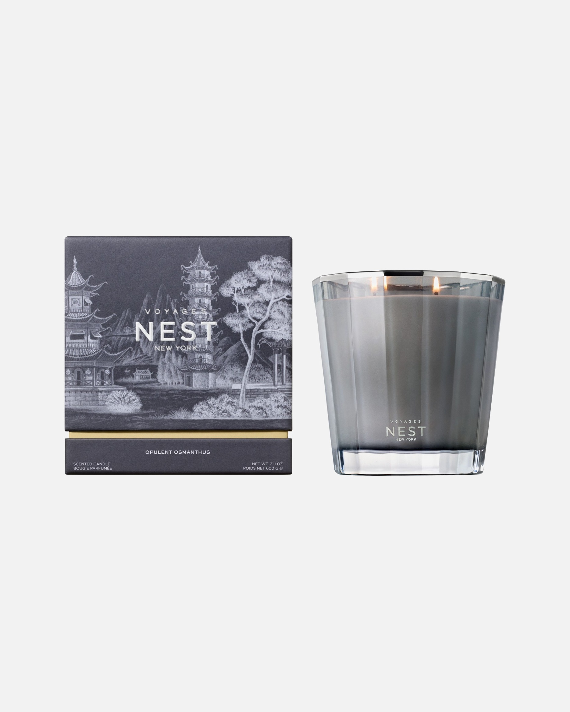 Žvakė UnisexNEST NEW YORKDefault Brand LineVoyages Opulent Osmanthus 2-Wick600 g