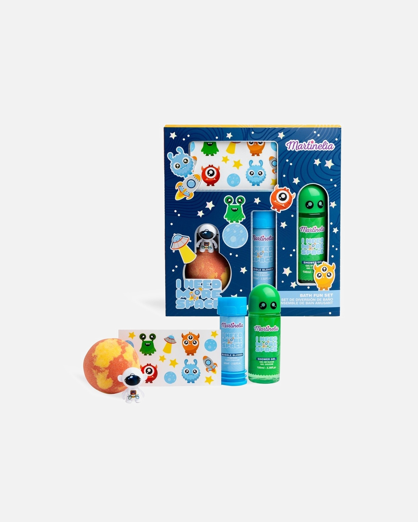 Kūno priežiūros rinkinys UnisexMartineliaI Need More Space: Cosmic Bath Fun Set1 vnt.