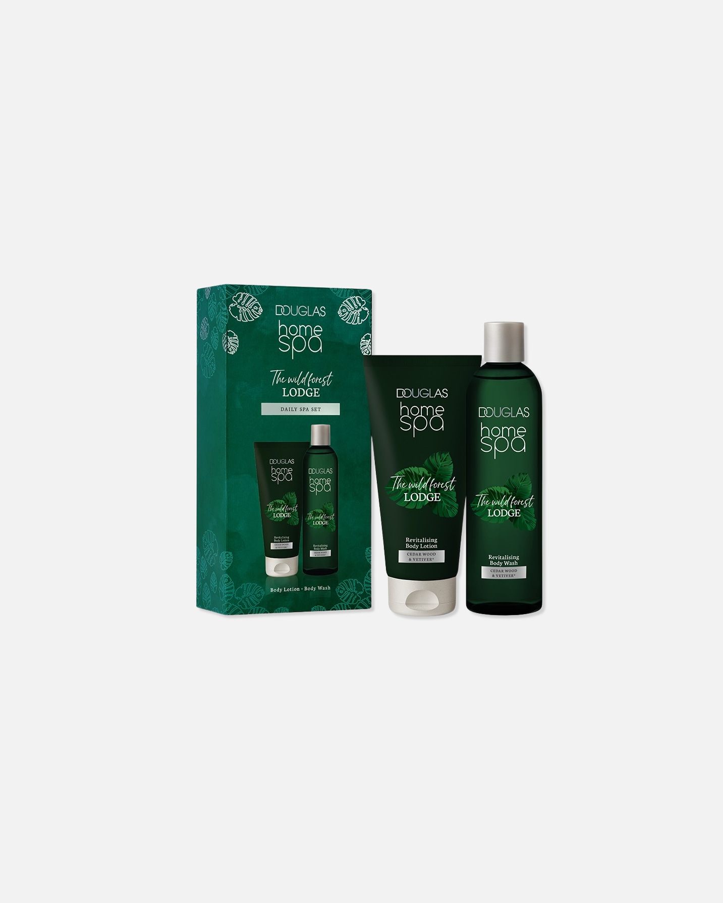 Kūno priežiūros rinkinys UnisexDouglas CollectionHome SpaHOME SPA The Wild Forest Lodge Daily SPA Set1 vnt.