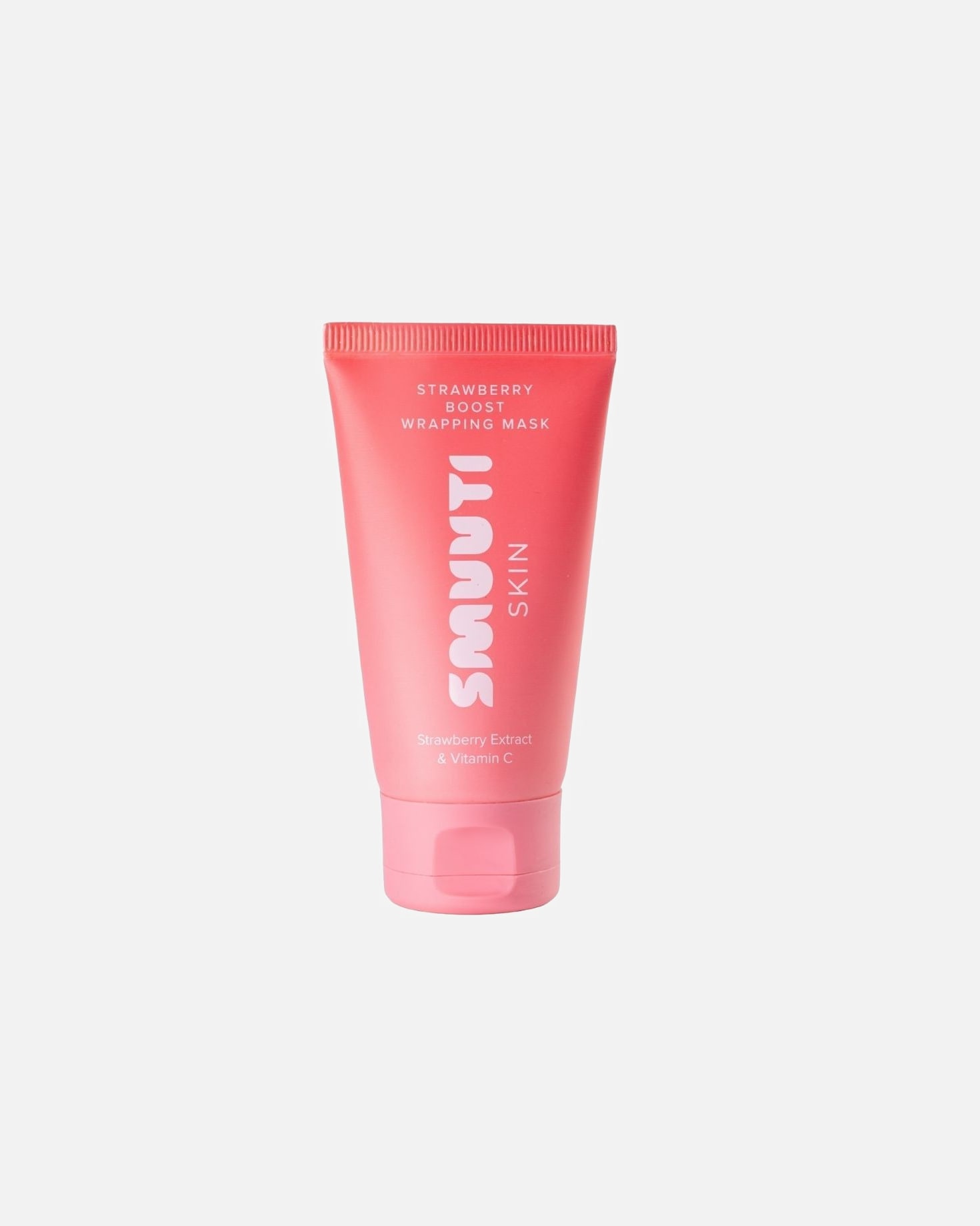 Spindesio suteikianti veido kaukė UnisexSMUUTI SKINDefault Brand LineStrawberry Boost Wrapping Mask70 ml