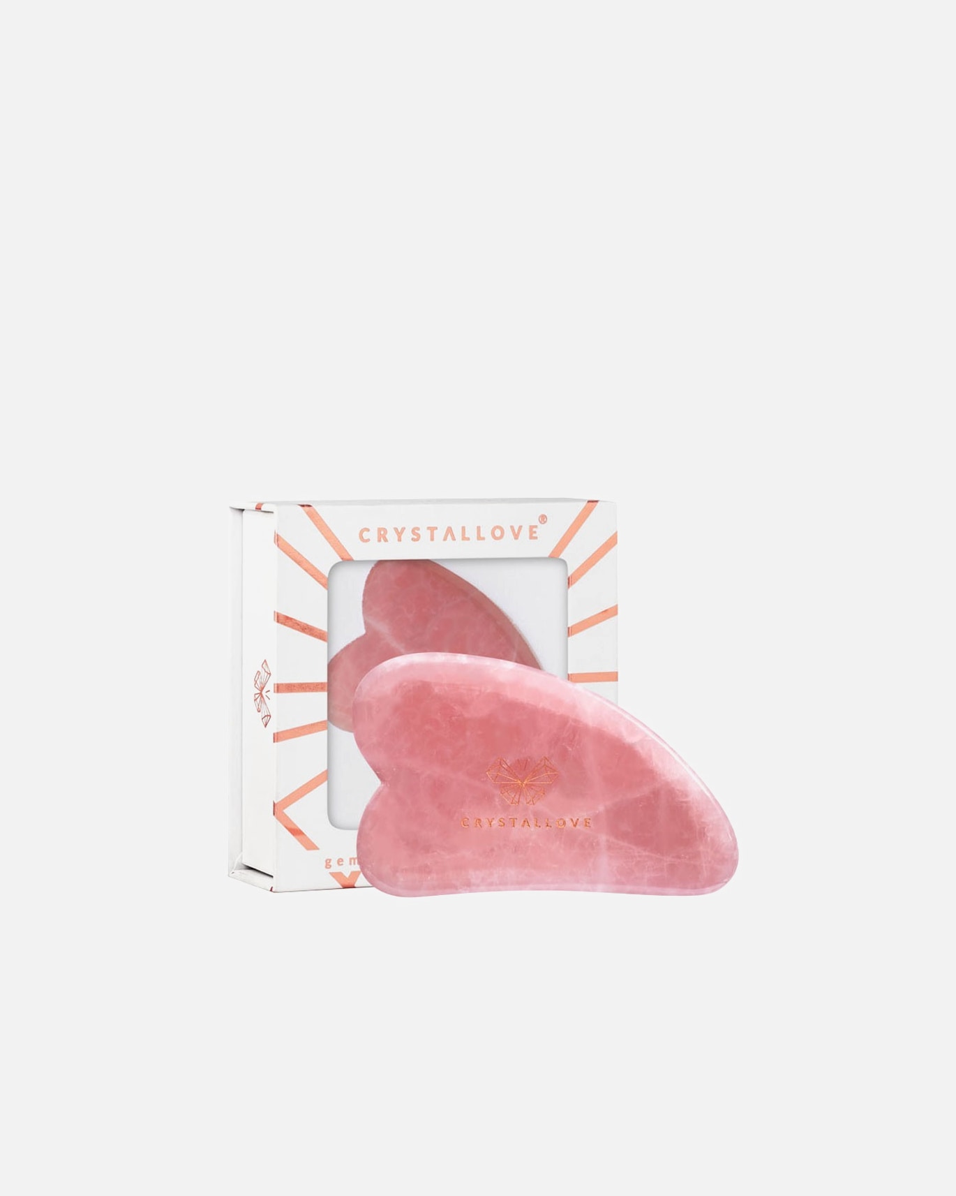 Gua Sha UnisexCrystalloveRose Quartz Gua Sha1 vnt.
