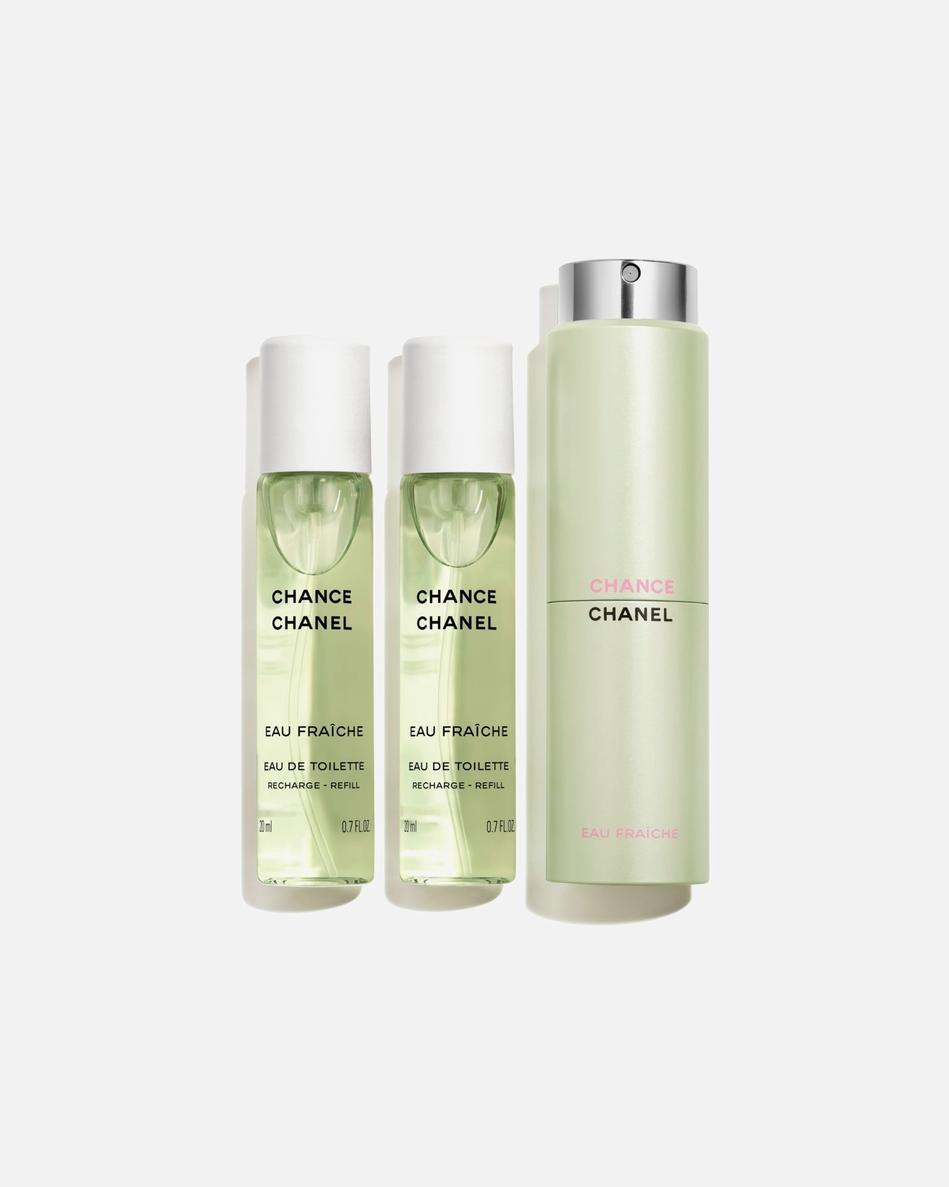 Tualetinis vanduo MoterimsCHANELCHANCE EAU FRAÎCHETWIST AND SPRAY3 x 20 ml