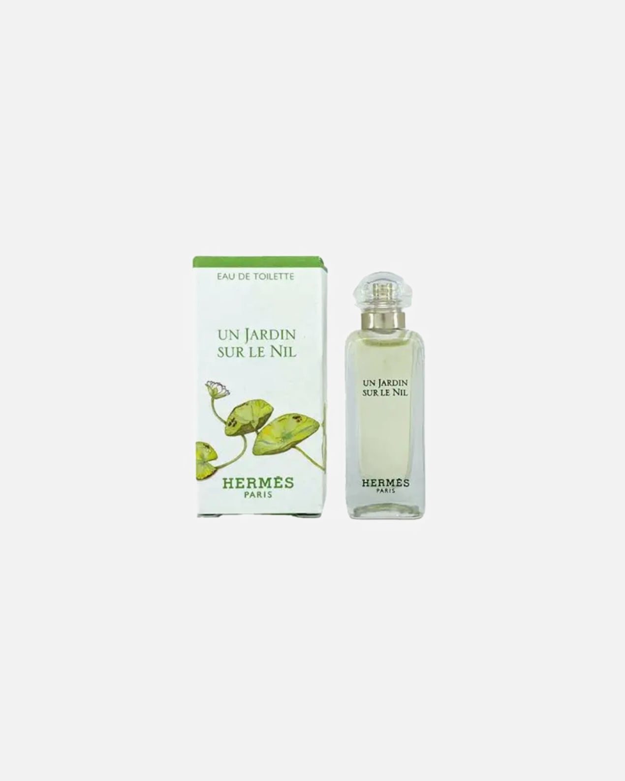 Perkant HERMES moterišką aromatą – DOVANA HERMES JARDIN SUR NIL EDT kvepalai (7,5 ml).