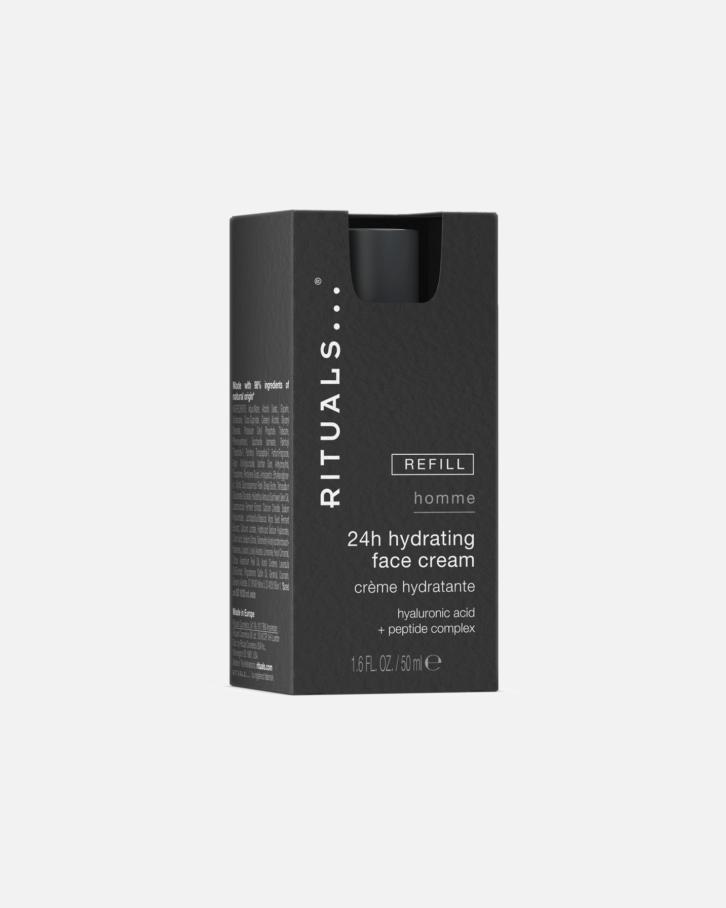 Veido kremas VyramsRitualsHomme Collection24h Hydrating Face Cream50 ml