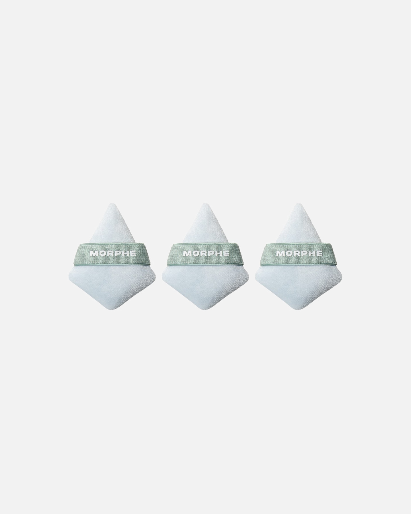 Kempinėlė pudrai UnisexMorpheTO THE POINT MINI POWDER PUFF TRIO1 vnt.