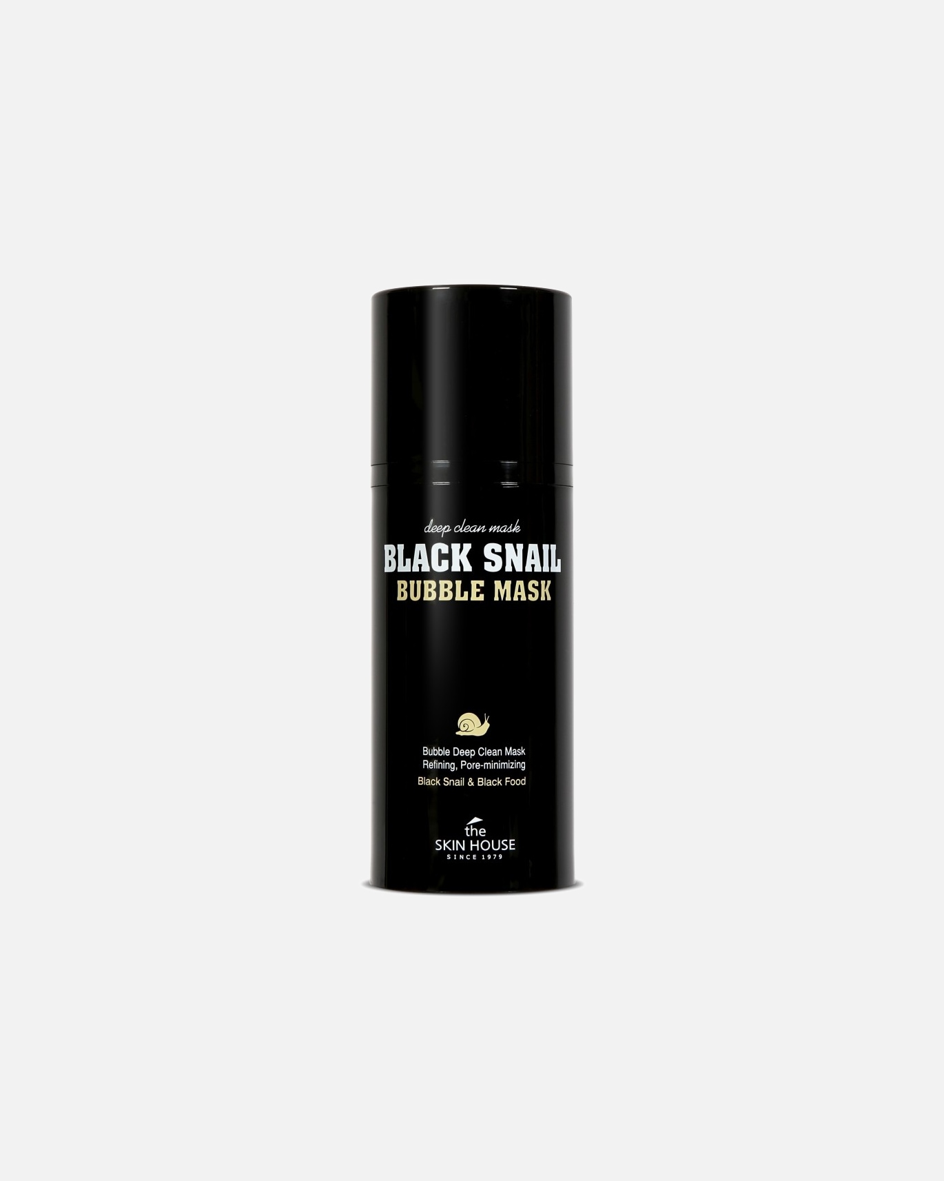 Veido kaukė su aktyvuota anglimi MoterimsThe Skin HouseBLACK SNAILBUBBLE MASK100 ml