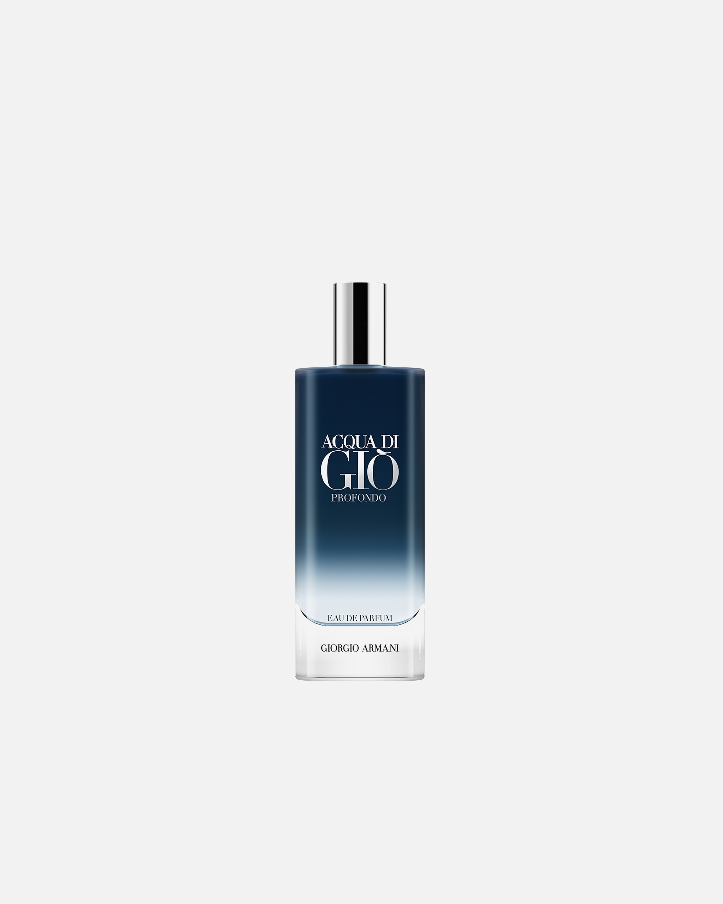 Perkant ARMANI vyriškus gaminius už 109 € ir daugiau - DOVANA ARMANI ACQUA DI GIÒ PROFONDO kelioninės talpos aromatas (15 ml).