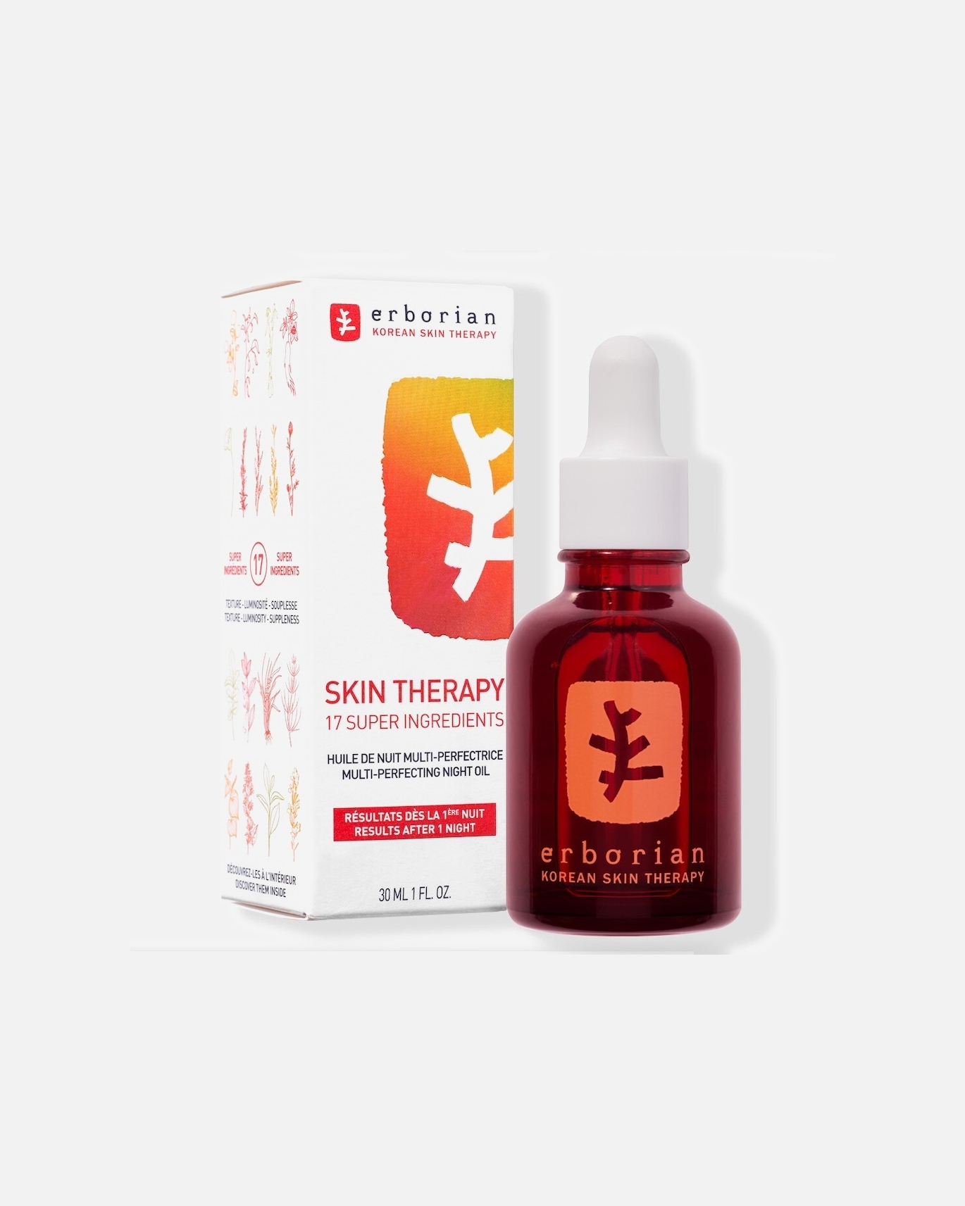 Veido aliejus UnisexERBORIANSkin TherapySkin Therapy Multi-Perfecting Night Oil30 ml