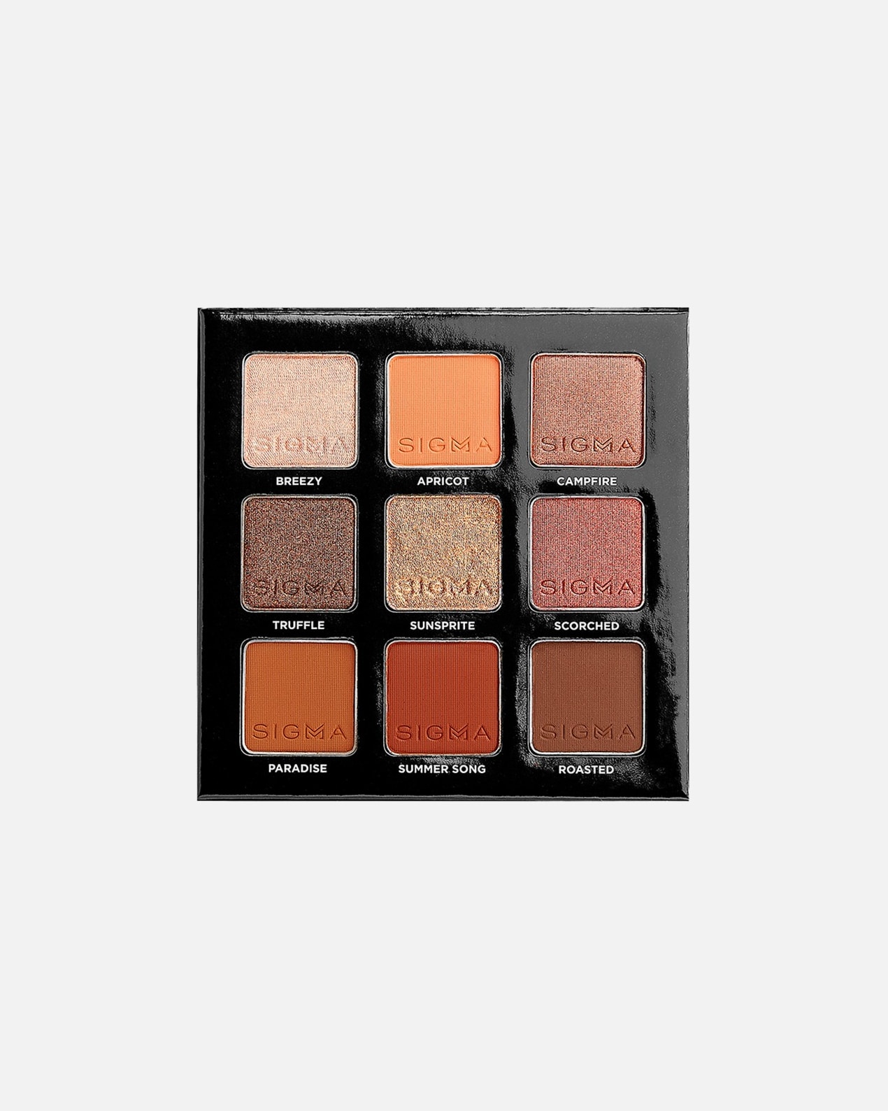 Akių šešėliai, Paletė UnisexSigmaFiery Eyeshadow Palette1 vnt.