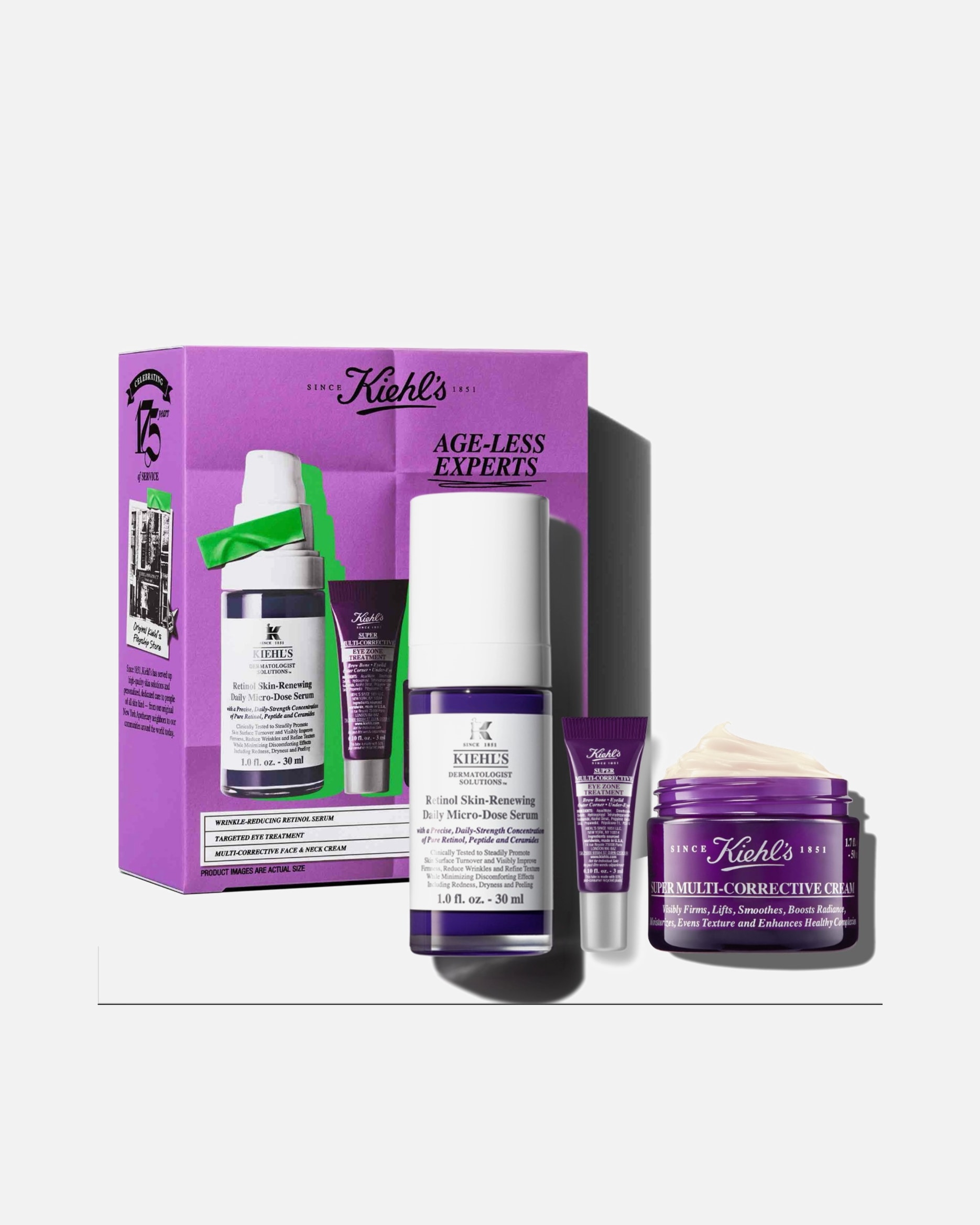 Veido priežiūros rinkinys MoterimsKiehl’sSuper Multi CorrectiveCHERRY GLAZE BAR1 vnt.