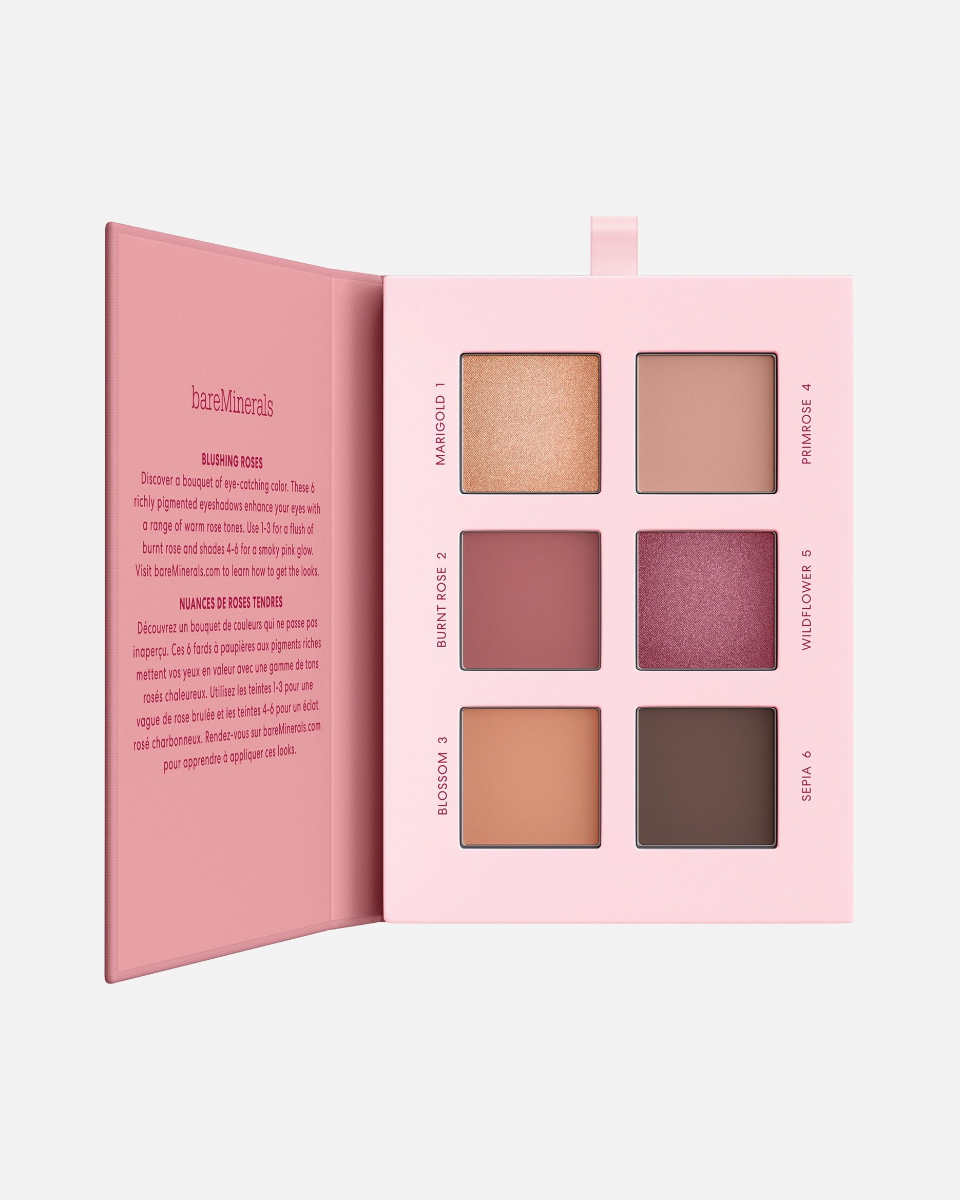Akių šešėliai, Paletė UnisexbareMineralsROSEWOOD