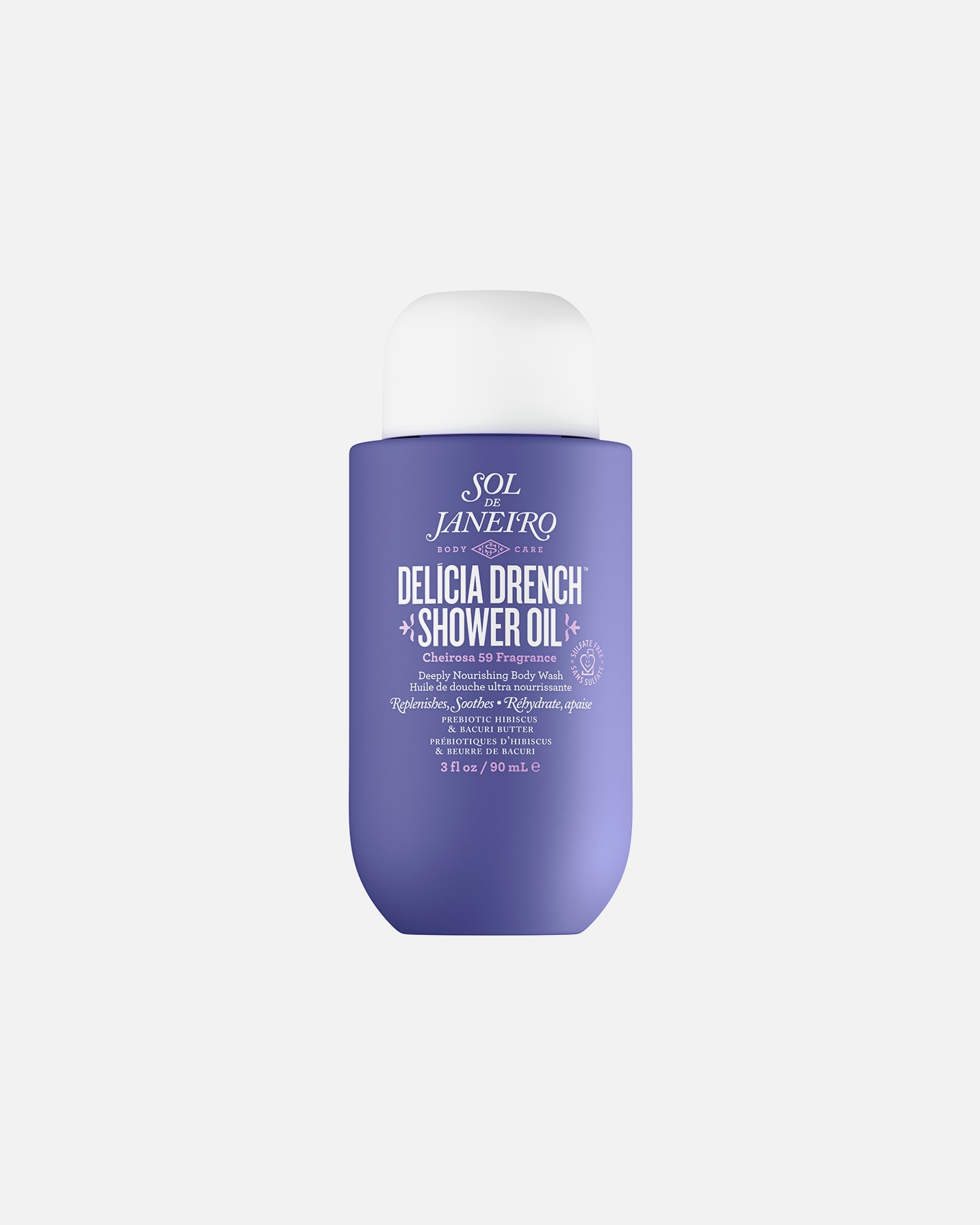 Kūno prausimosi aliejus MoterimsSol de JaneiroDelícia DrenchShower Oil90 ml