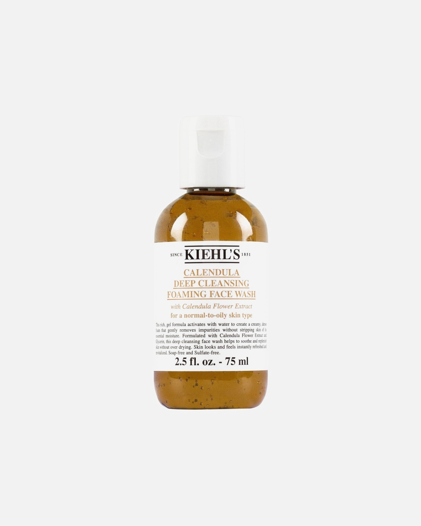 Valomosios veido putos UnisexKiehl’sCalendulaDeep Cleansing Foaming Face Wash75 ml
