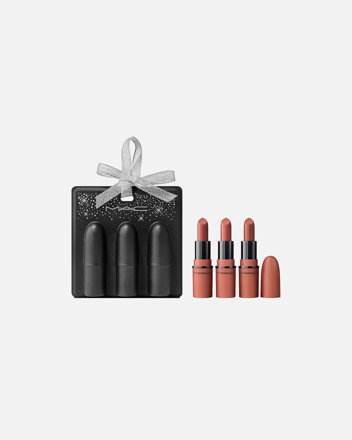Lūpų makiažo rinkinys UnisexMAC HolidayTeddy Party Mini Lip Trio1 vnt.